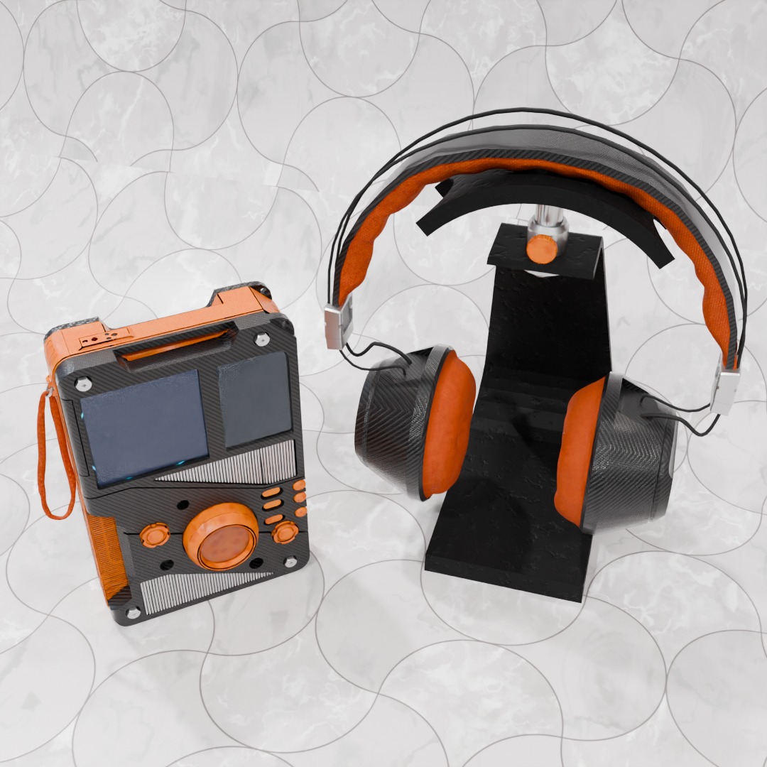 Product Radio Render 3D model_2