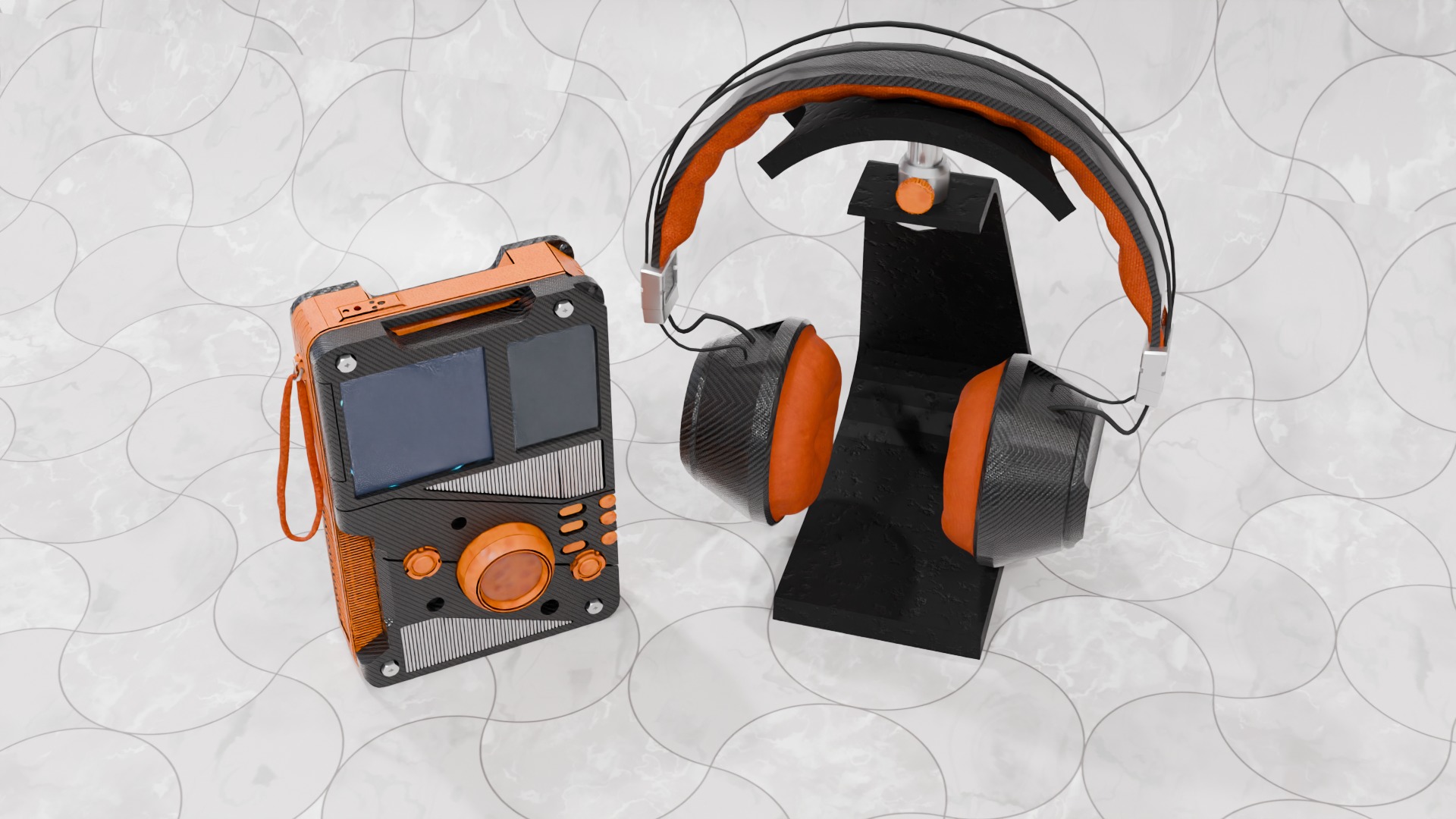 Product Radio Render 3D model_3