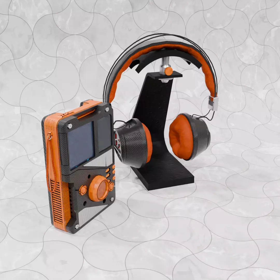 Product Radio Render 3D model_0