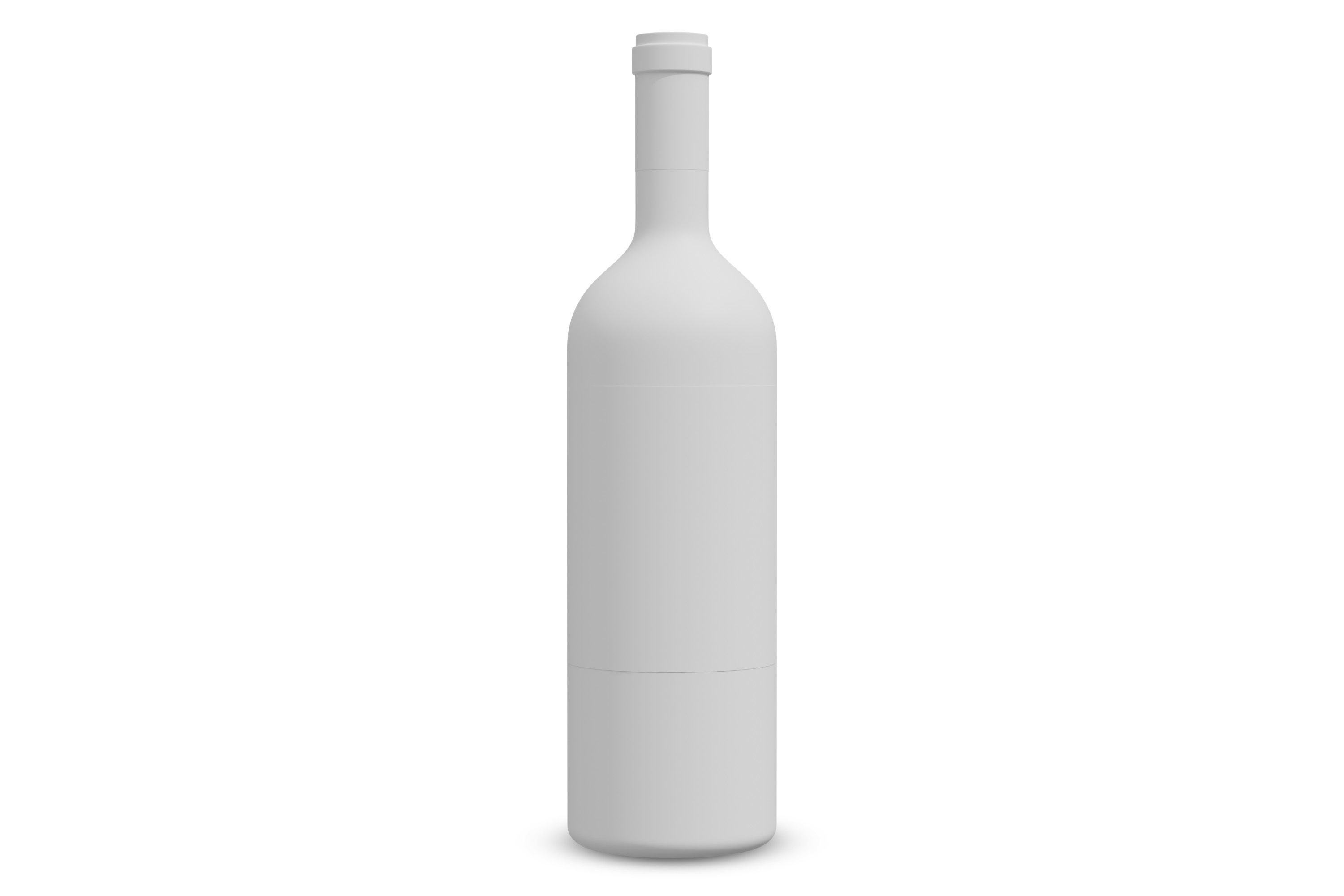 wine bottle 01 3D model_2