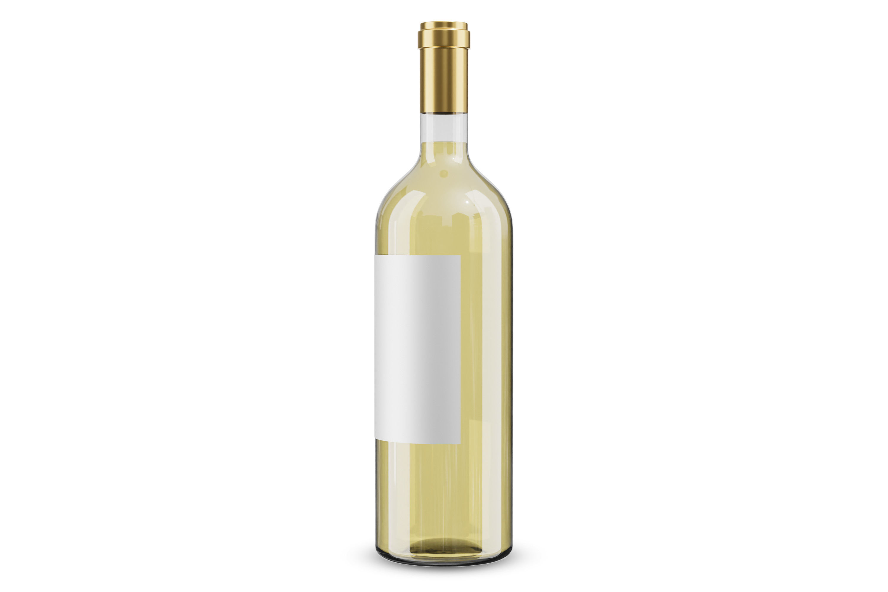 wine bottle 01 3D model_1