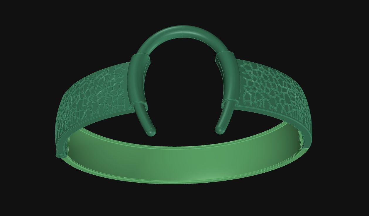 Horseshoe Bracelet - 221114 3D print model_8
