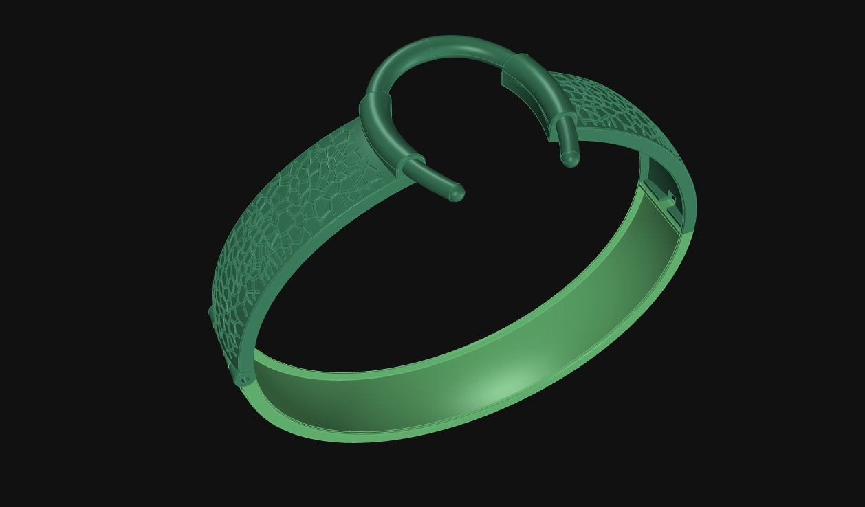 Horseshoe Bracelet - 221114 3D print model_5