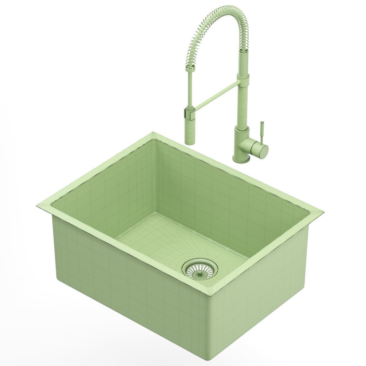 ZLINE kitchen sink 3D model_5