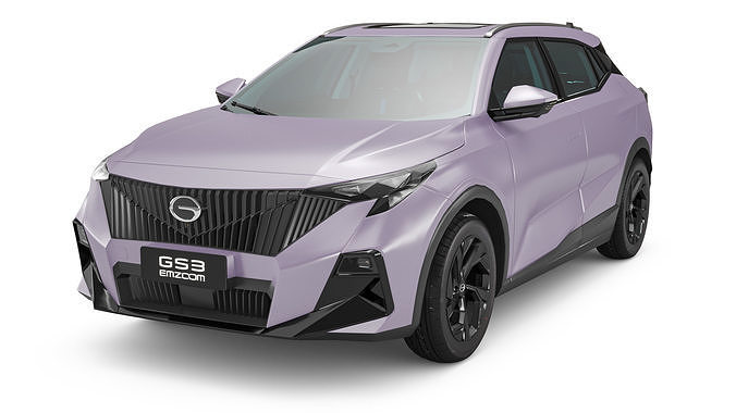 2024 GAC GS3 EMZOOM With Interior 3D model