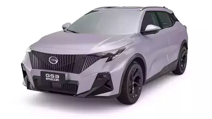 2024 GAC GS3 EMZOOM With Interior 3D model