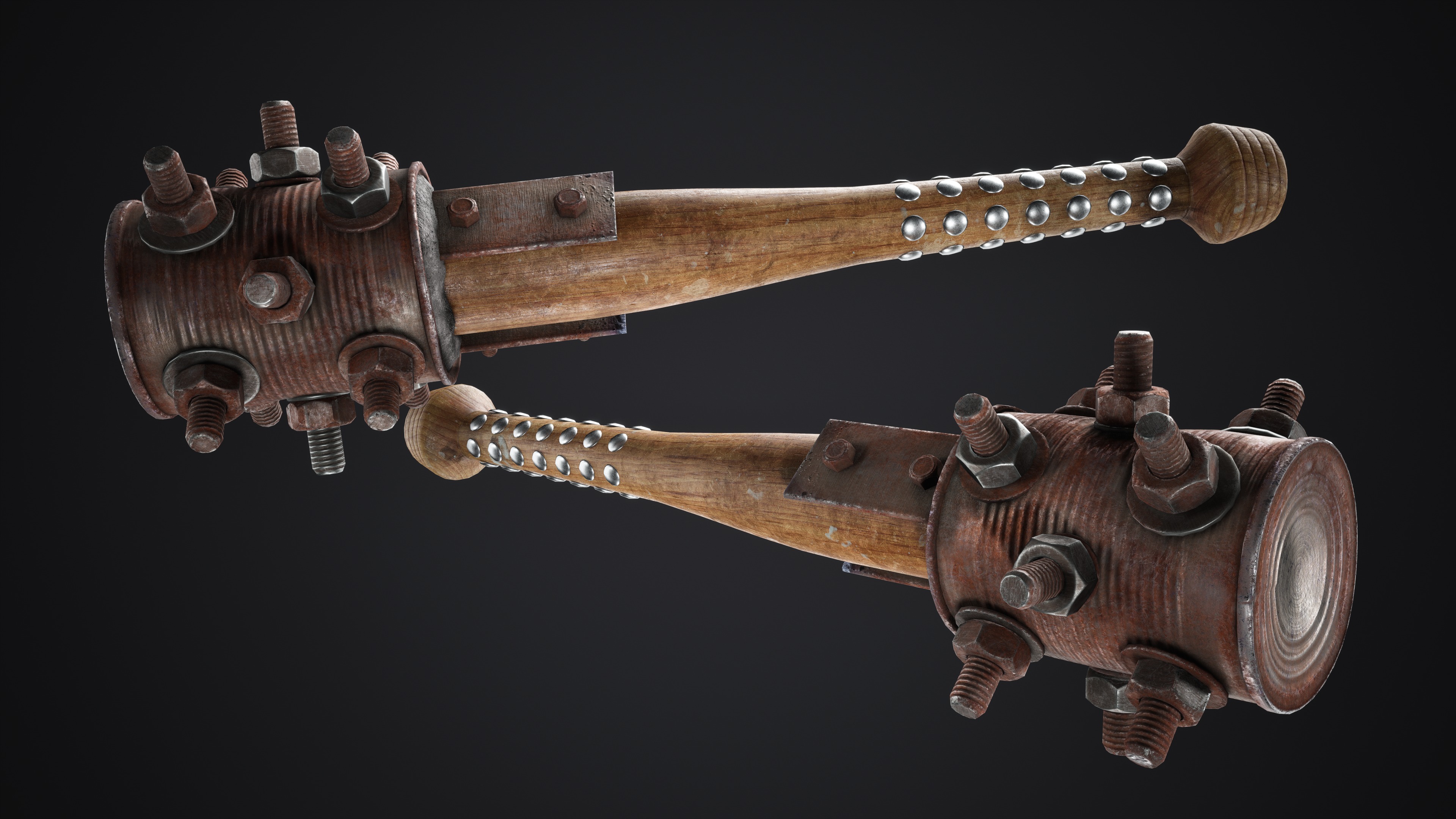 Apocalypse Bats Low-poly 3D model_27