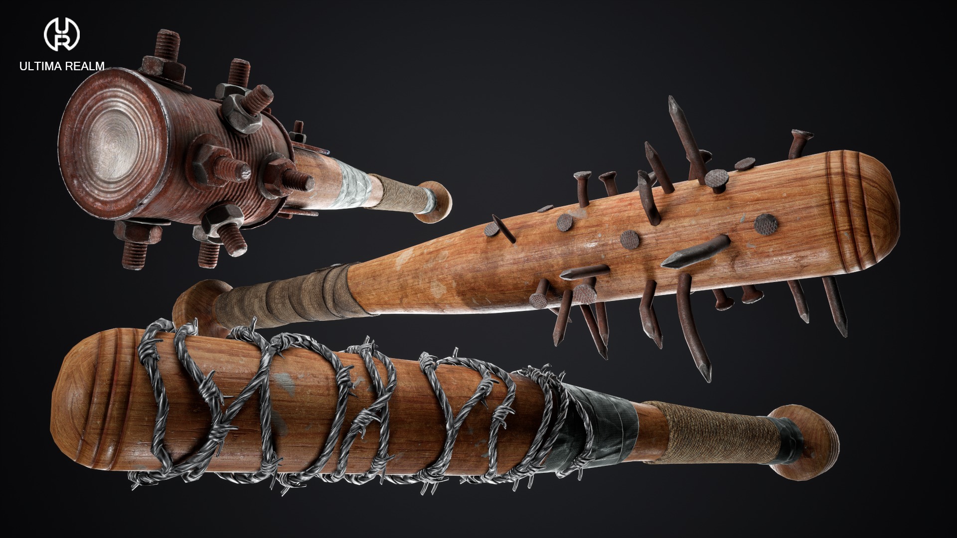 Apocalypse Bats Low-poly 3D model_9