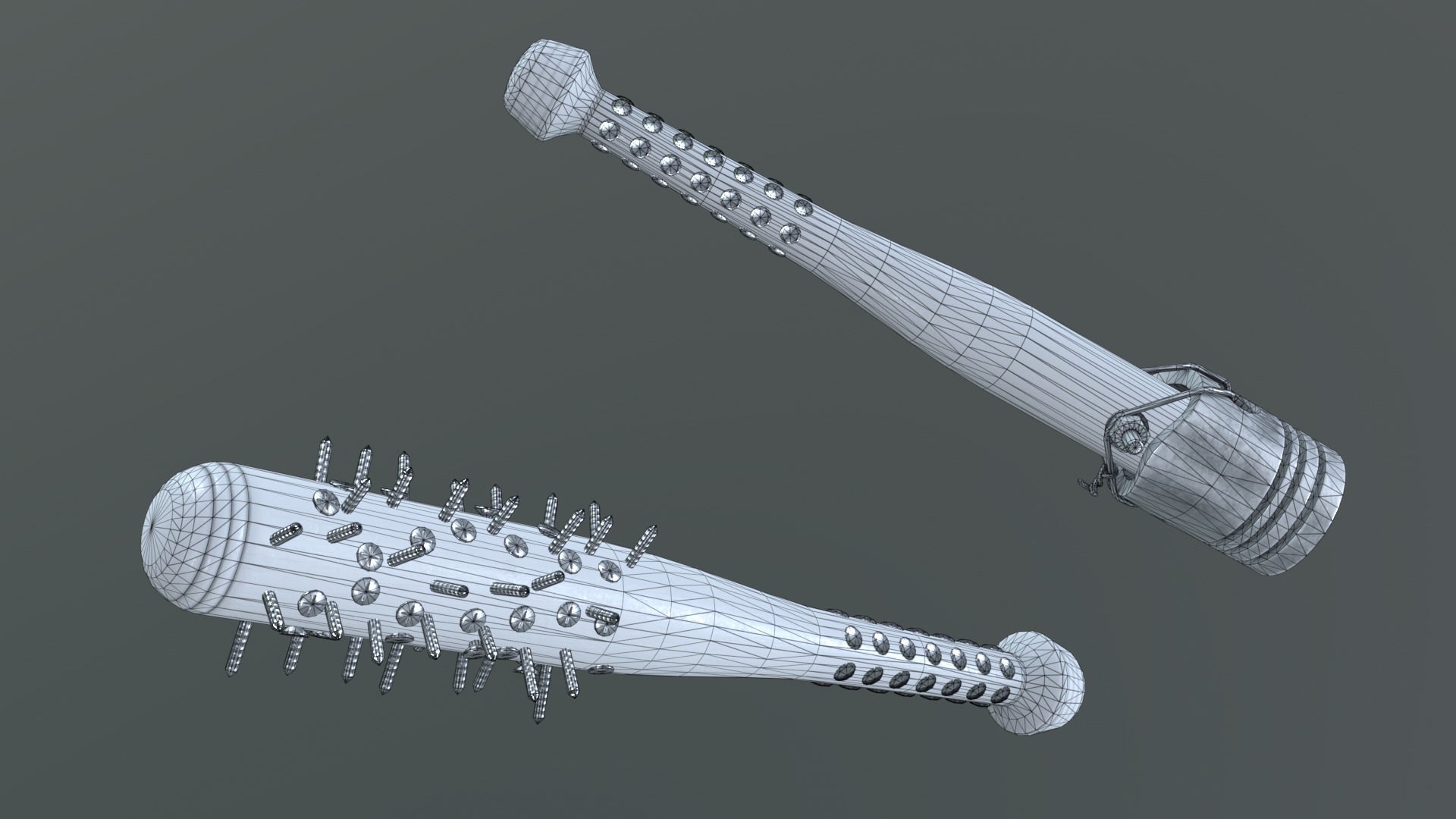 Apocalypse Bats Low-poly 3D model_49