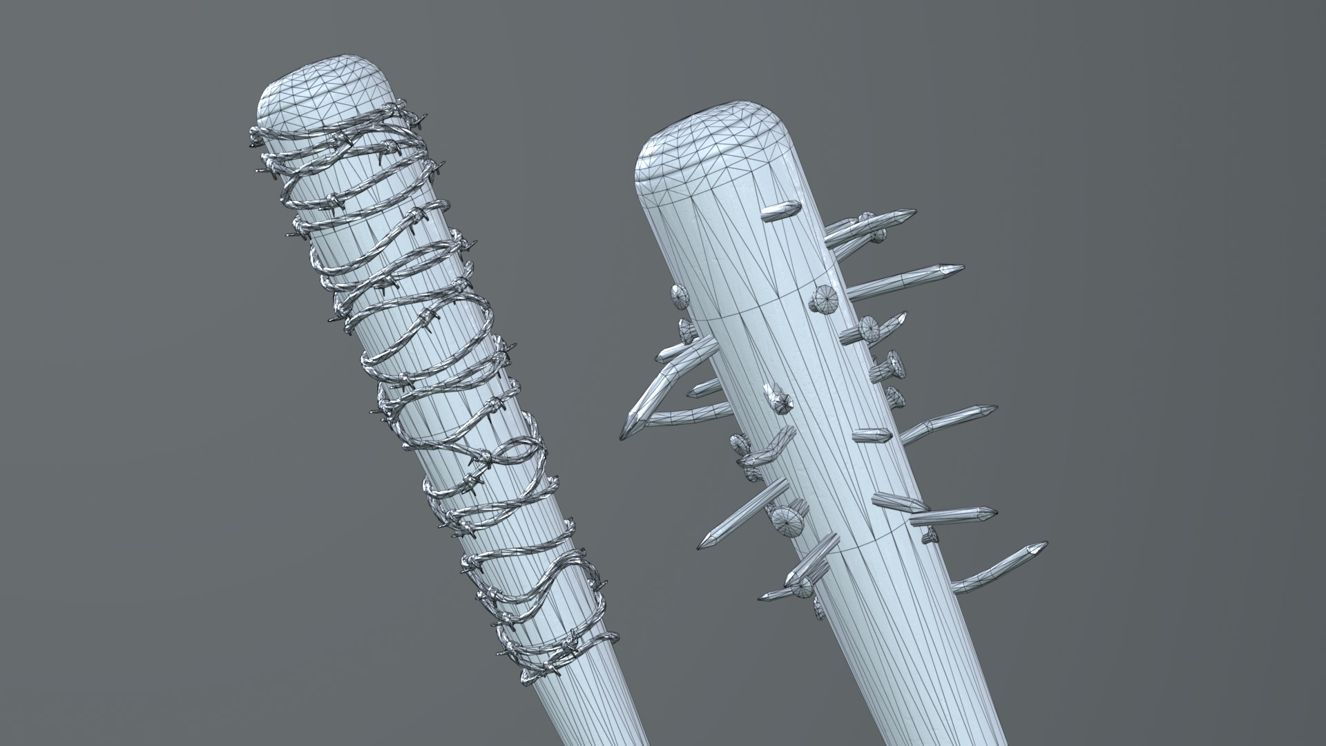 Apocalypse Bats Low-poly 3D model_46