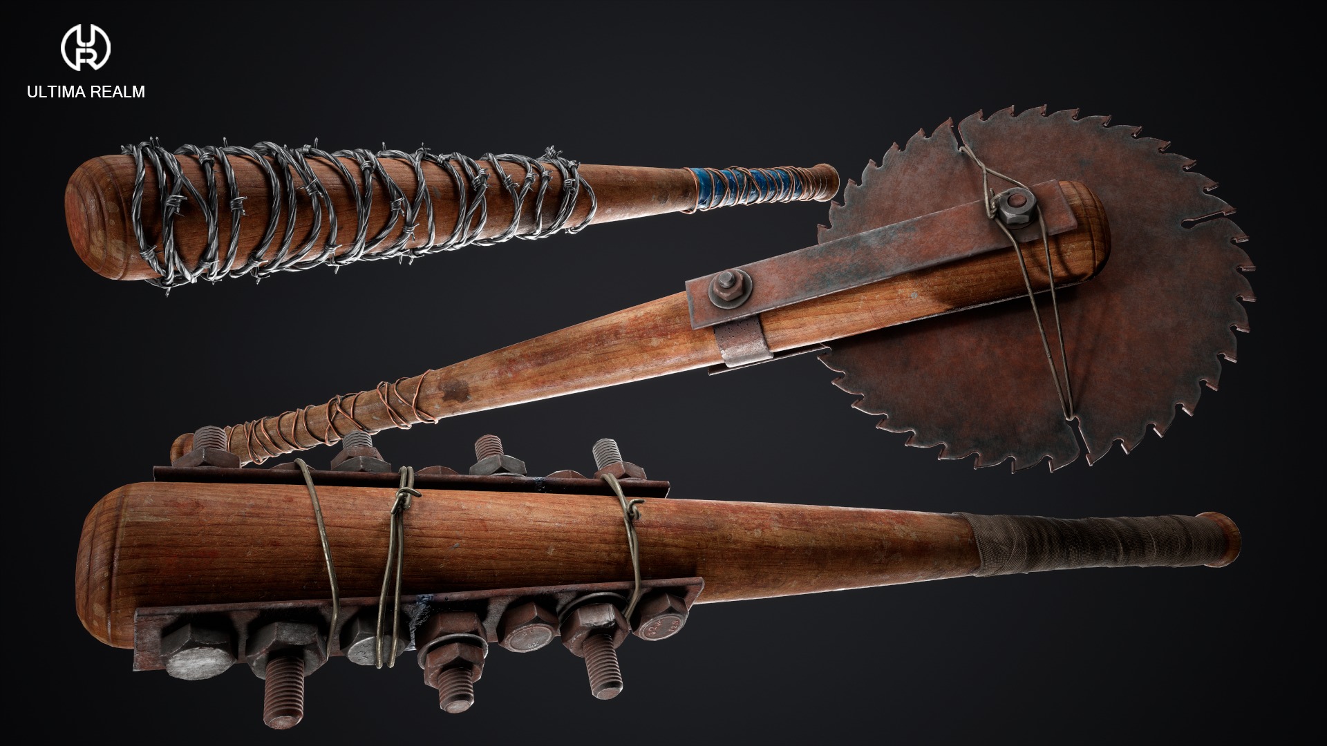 Apocalypse Bats Low-poly 3D model_8