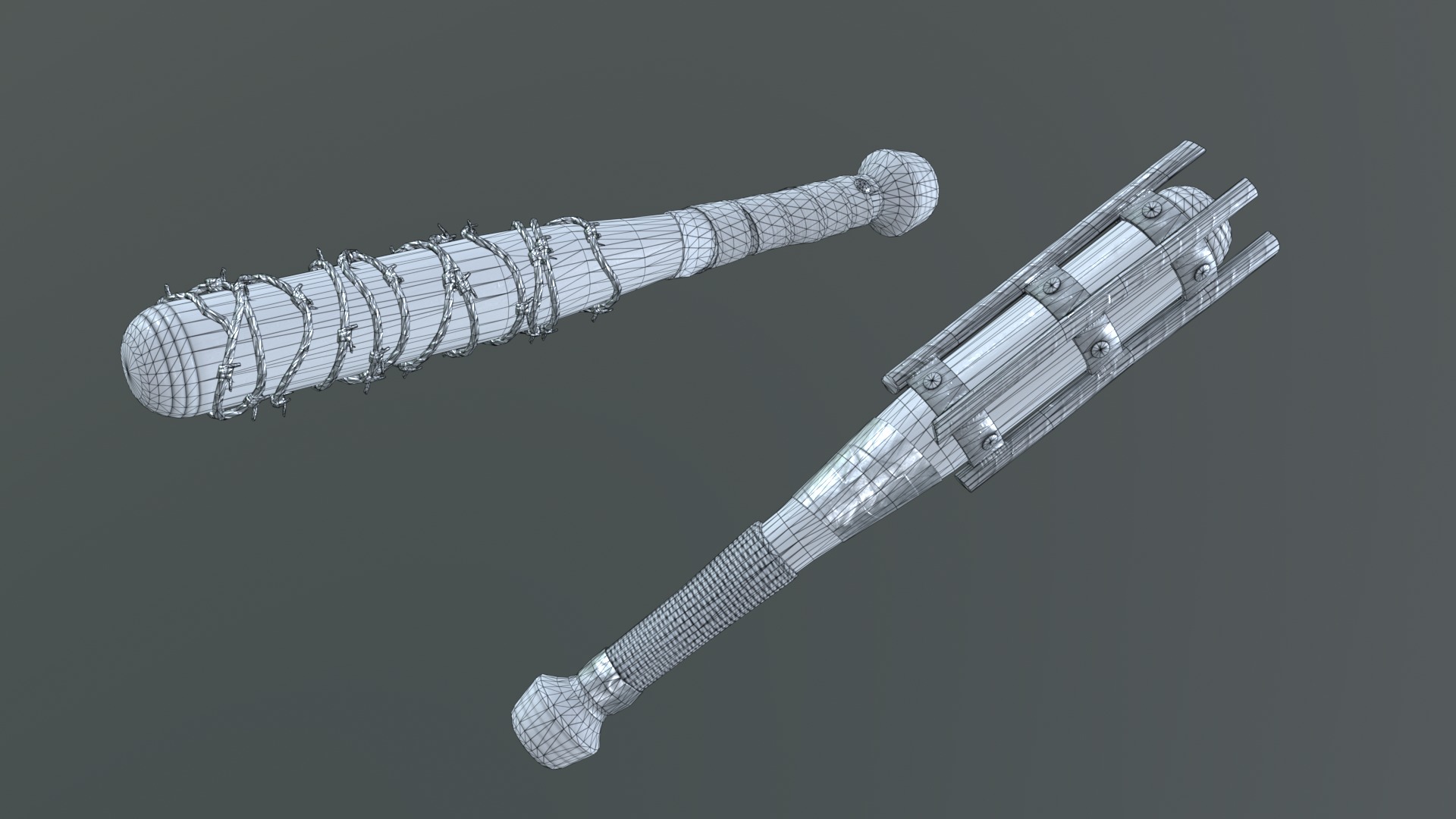 Apocalypse Bats Low-poly 3D model_48