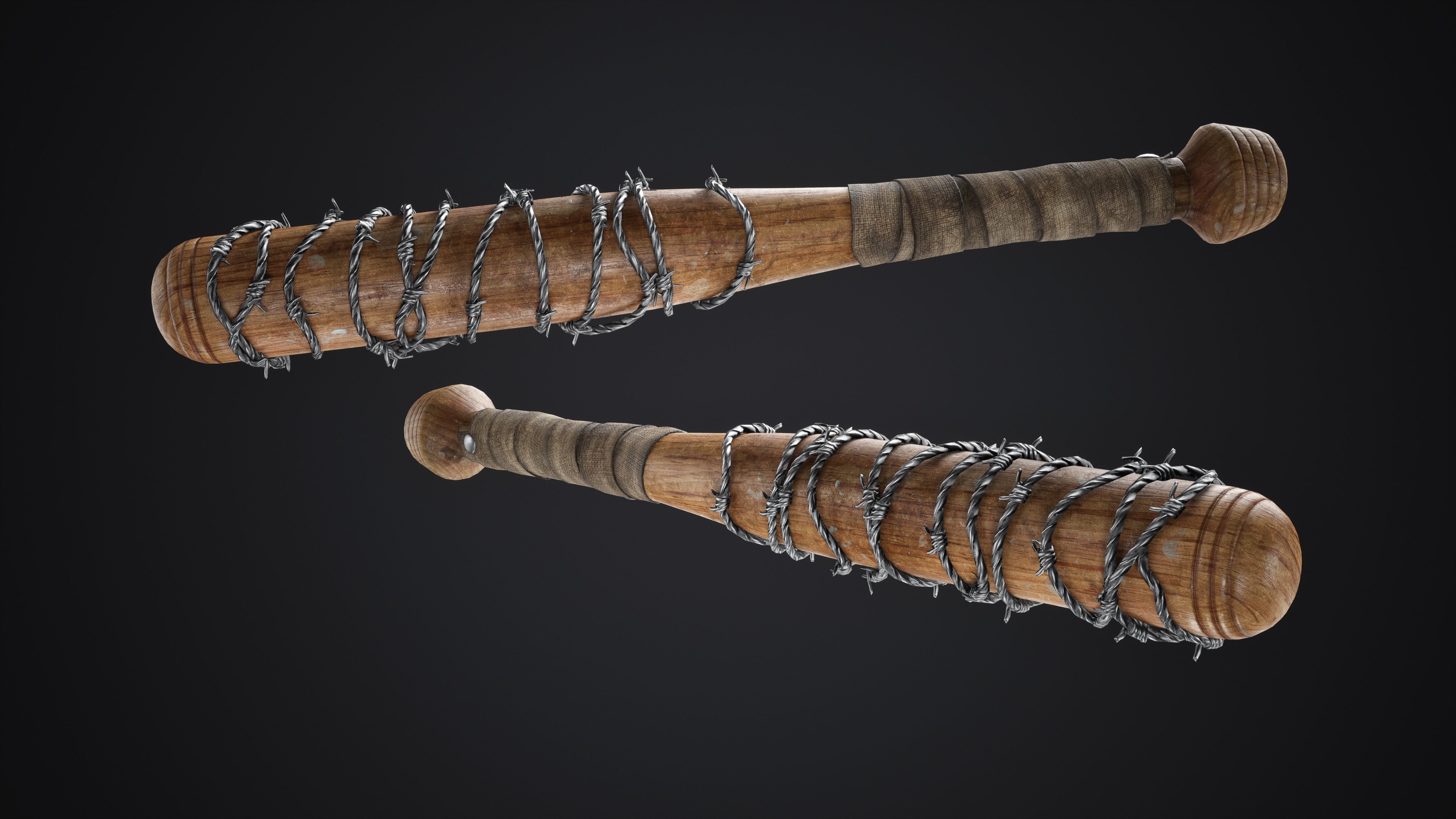 Apocalypse Bats Low-poly 3D model_17