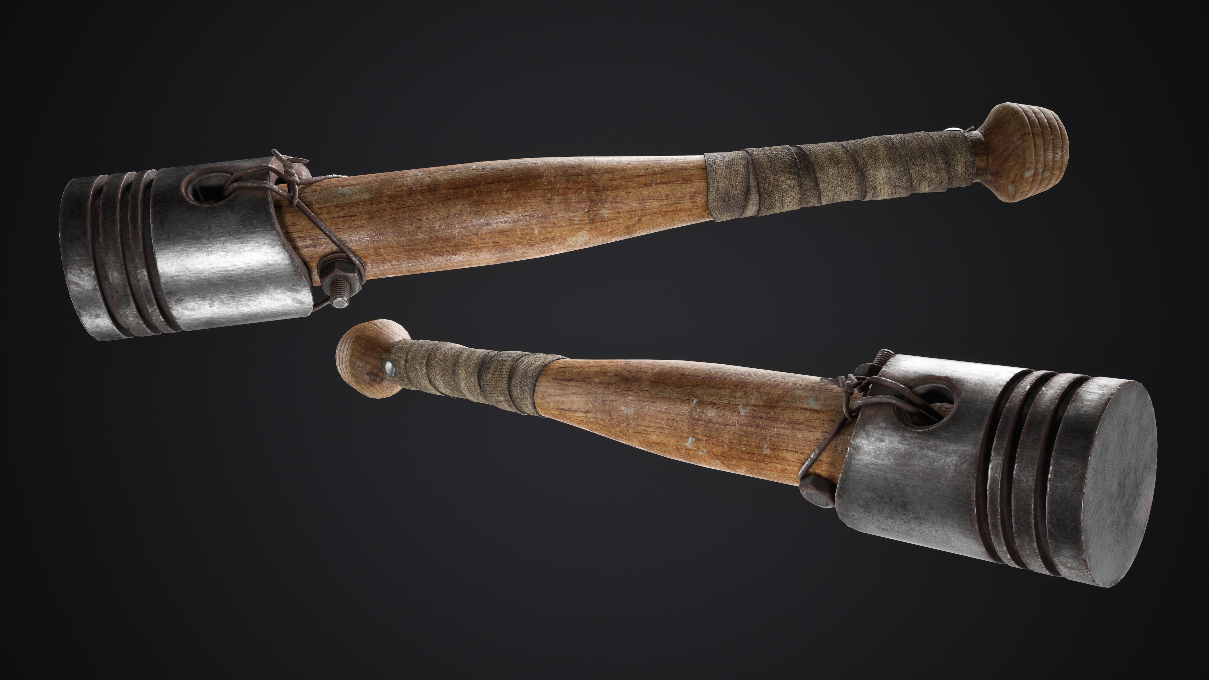 Apocalypse Bats Low-poly 3D model_19