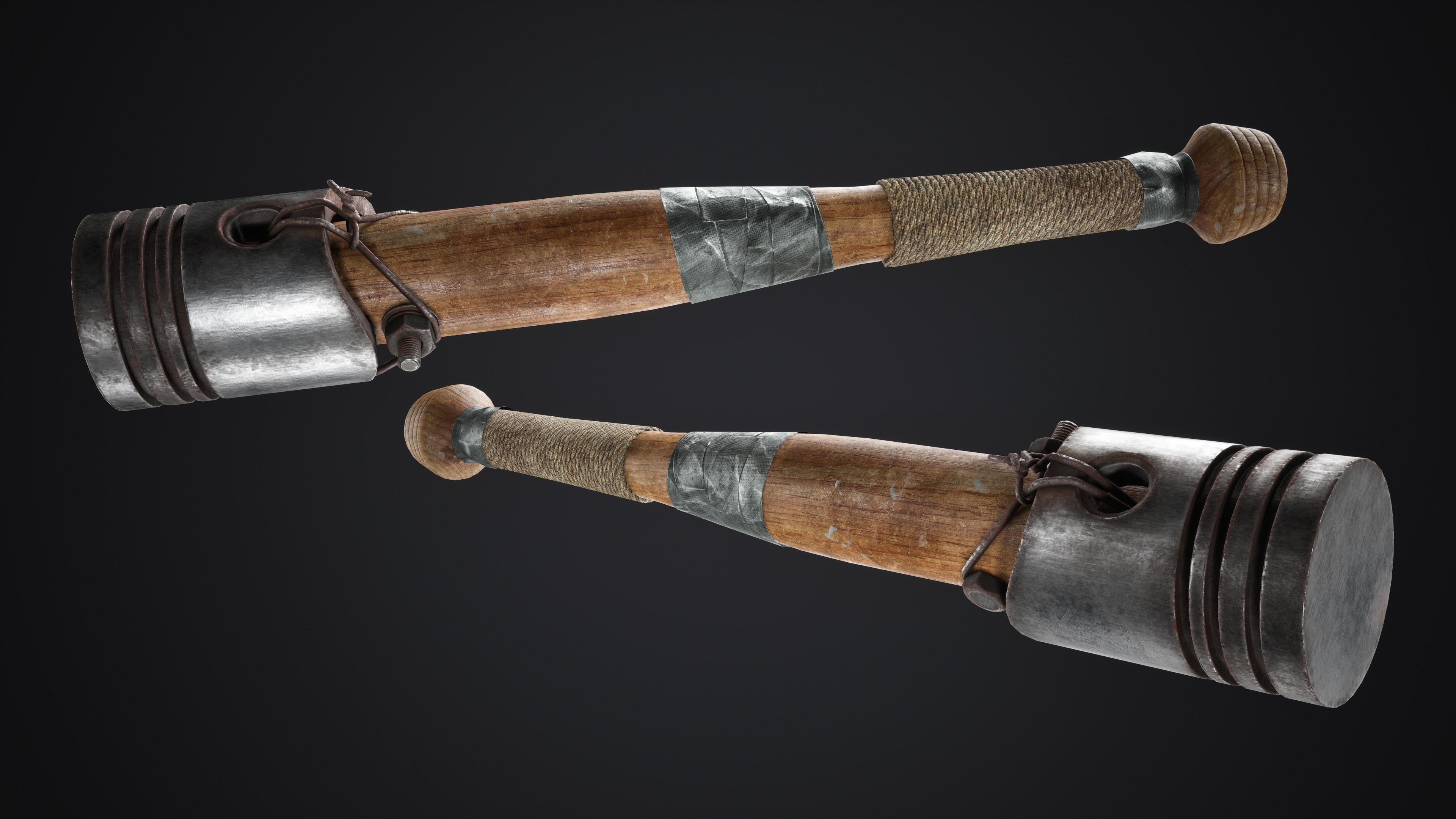 Apocalypse Bats Low-poly 3D model_14