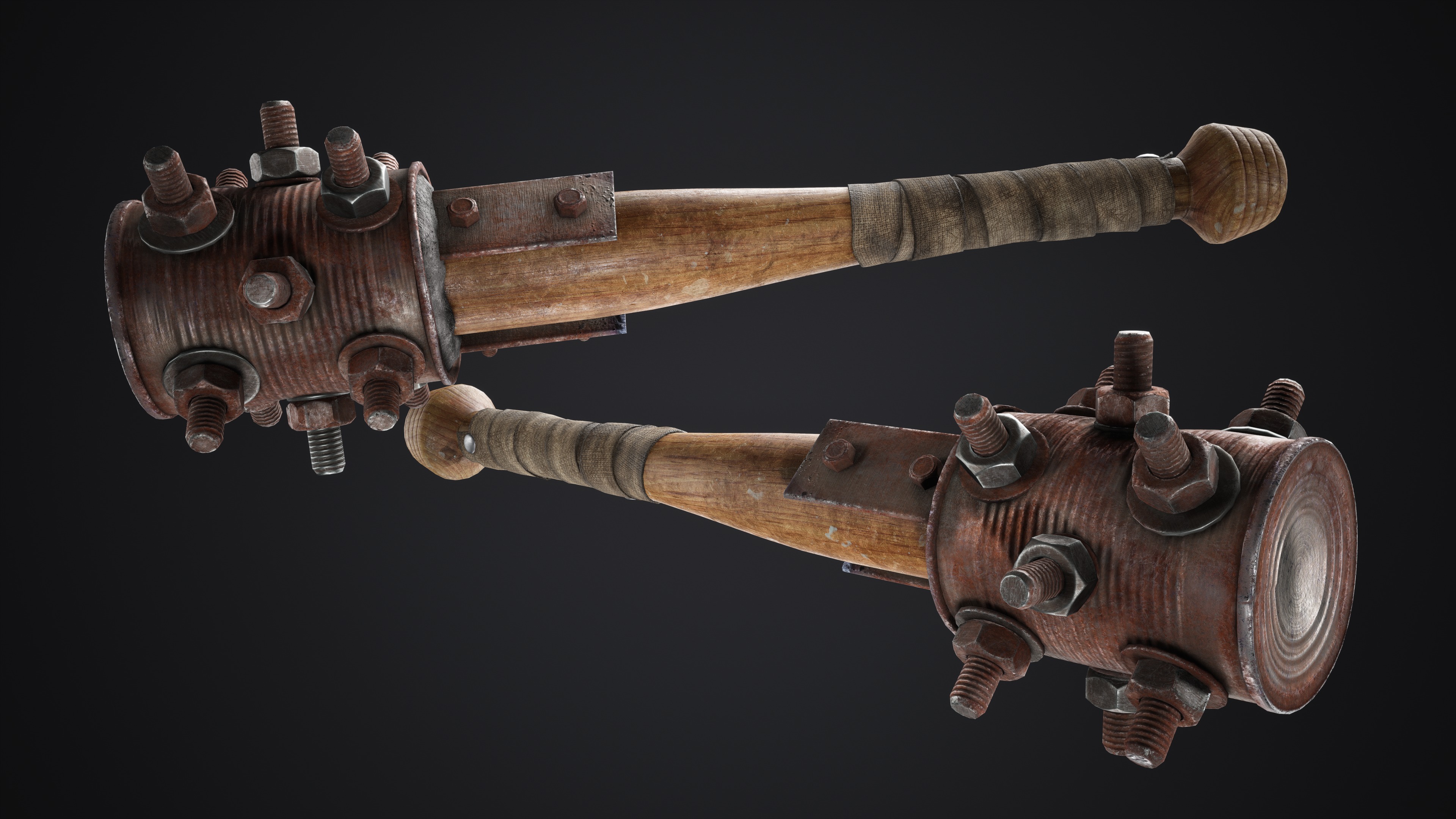 Apocalypse Bats Low-poly 3D model_21