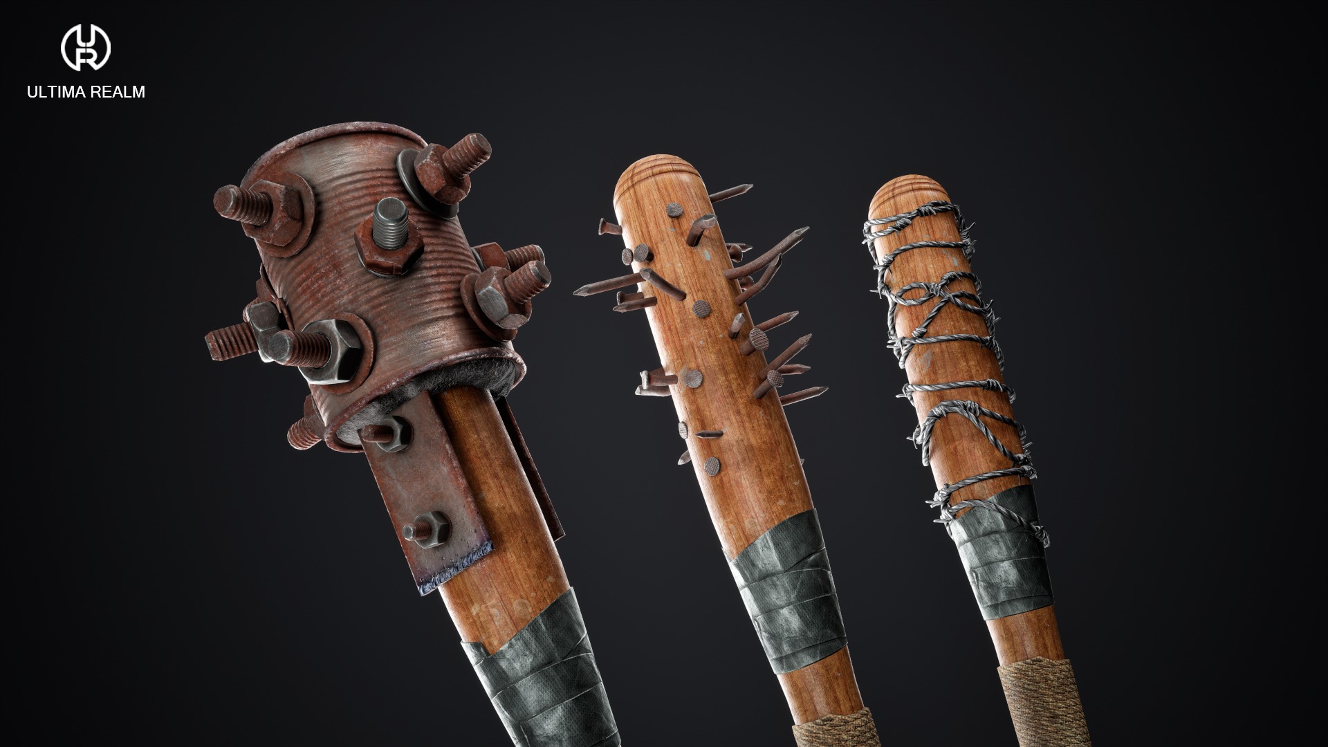 Apocalypse Bats Low-poly 3D model_10