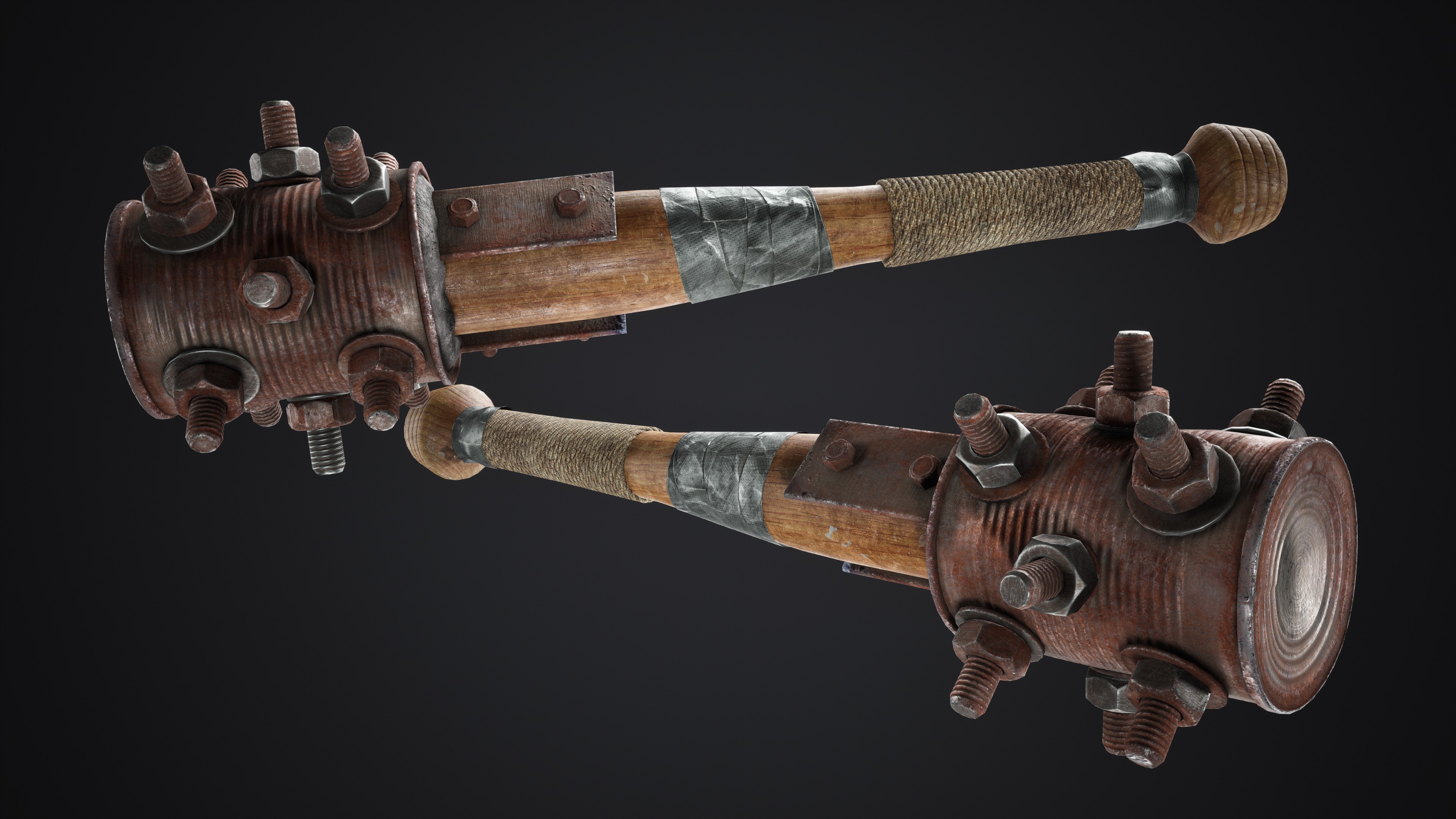 Apocalypse Bats Low-poly 3D model_11