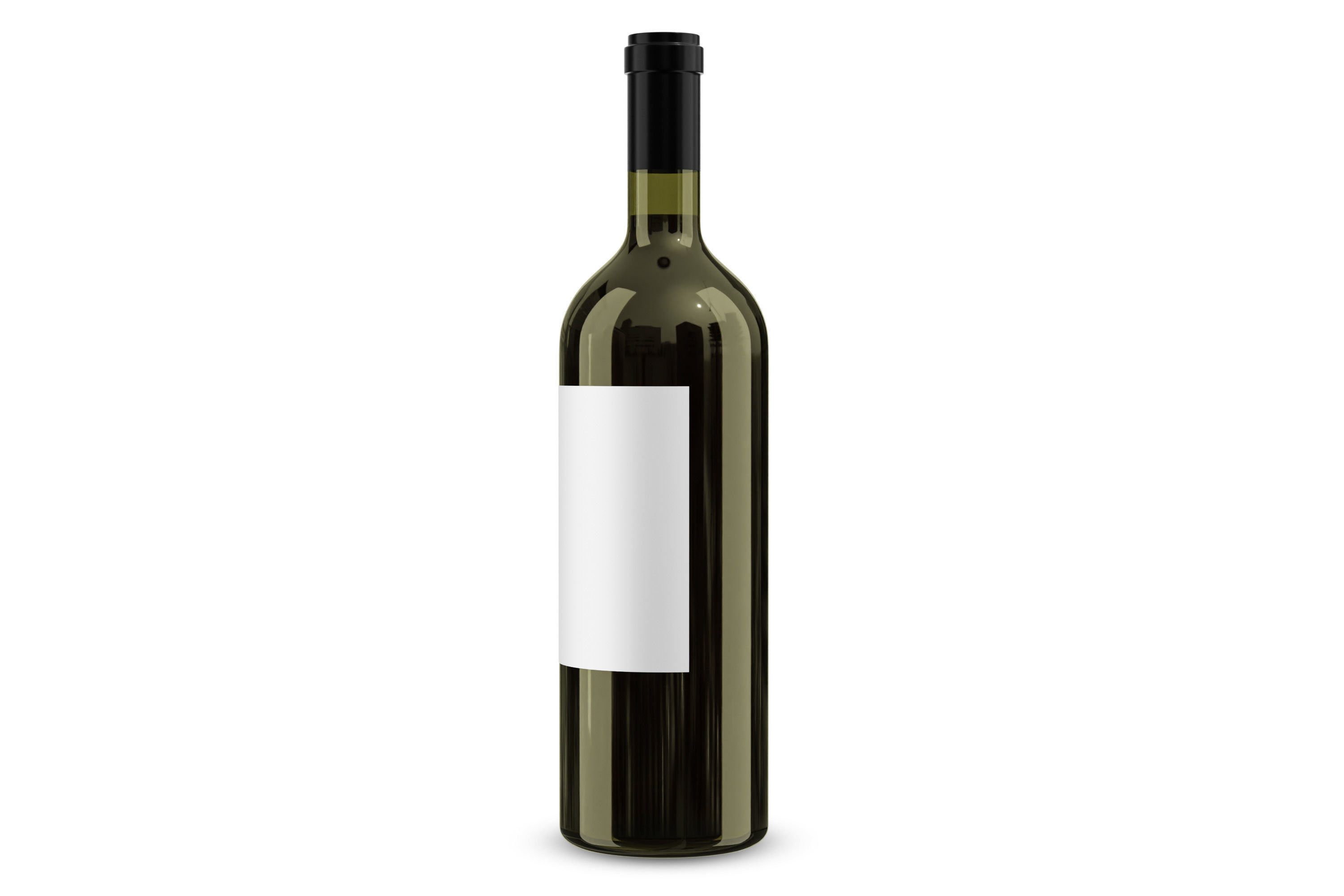 wine bottle 02 3D model_1