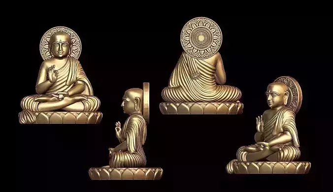 buddha murti buddha murti 3D