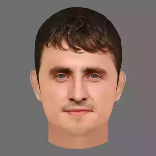Paul Mescal Head - Low poly head for game