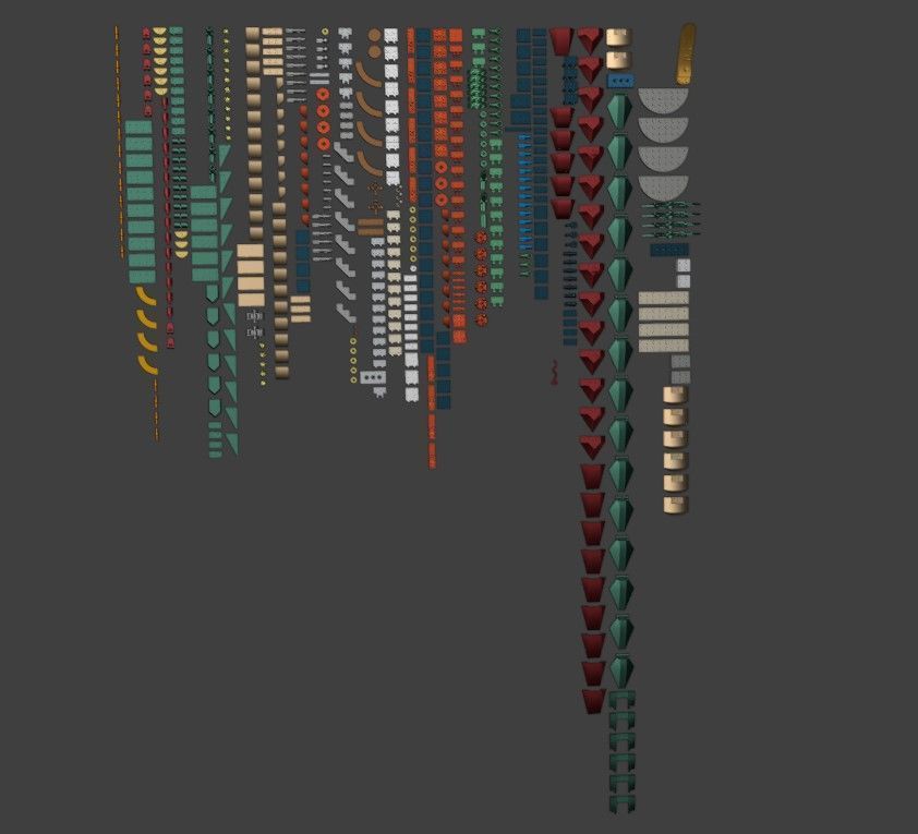 PixelBricks3D - Lego  Christmas Poinsettia Flower  3D print model_4