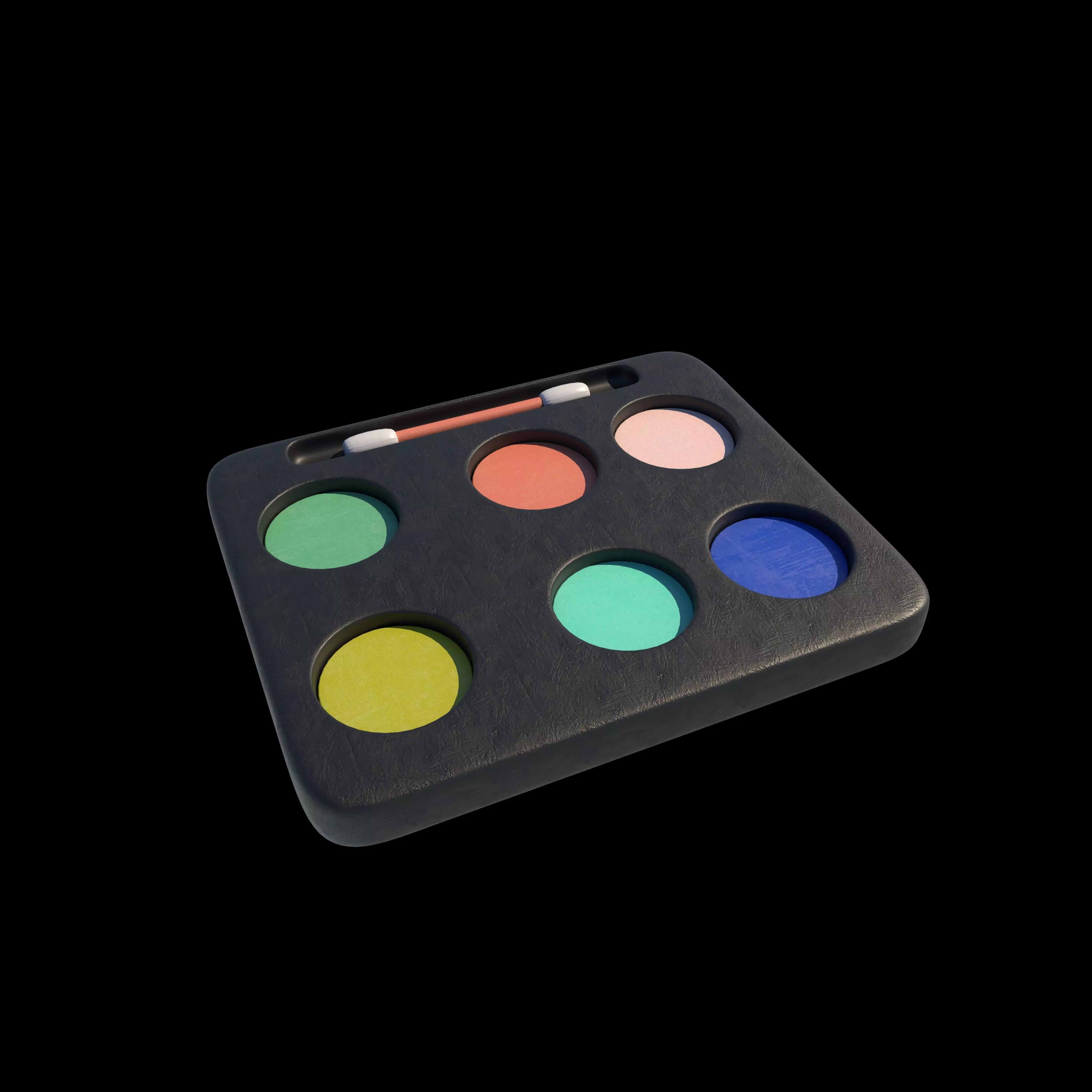 Color mixing 3D model_0