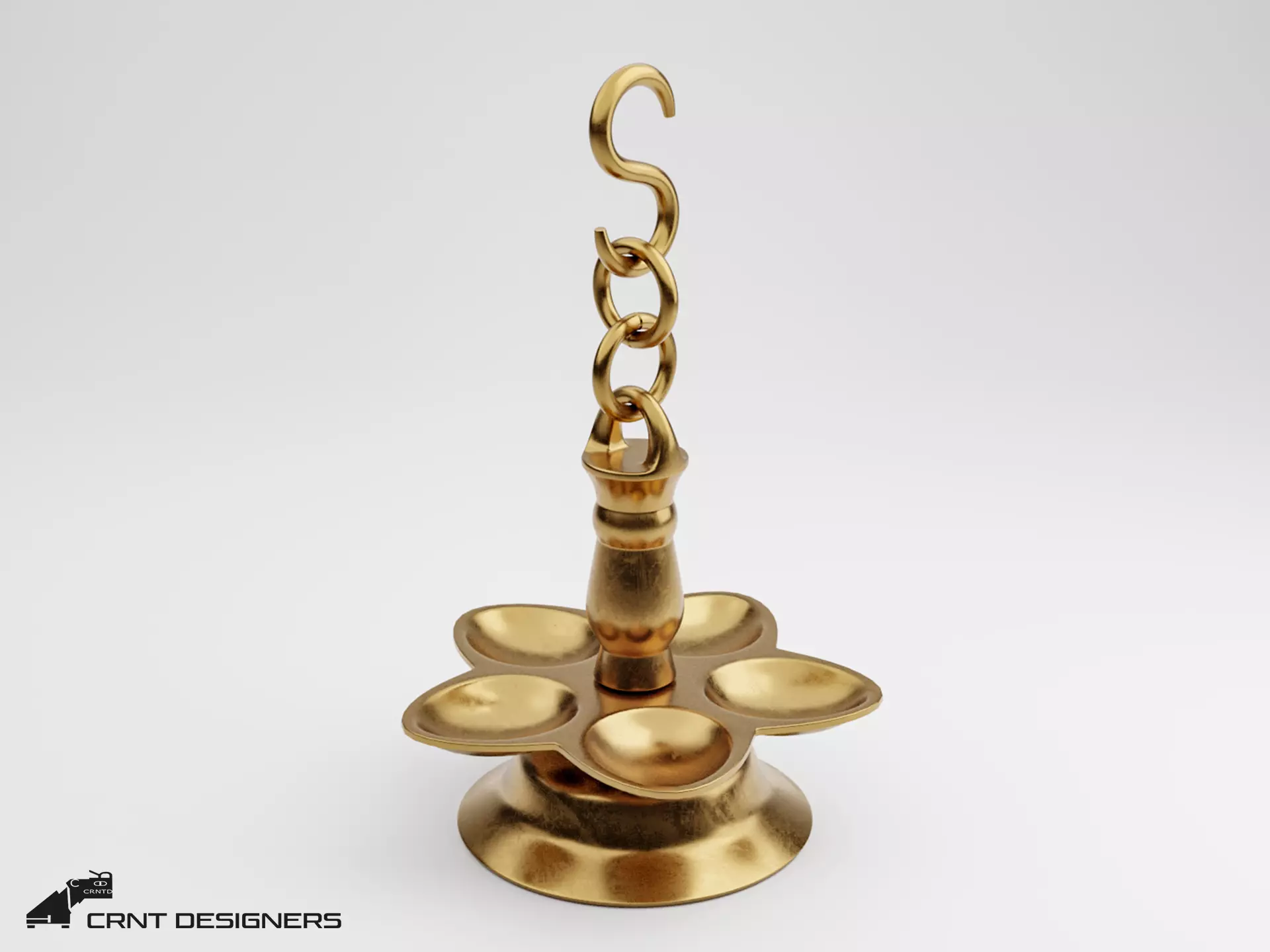 Pooja Samai-Indian Lamp 3D model_0