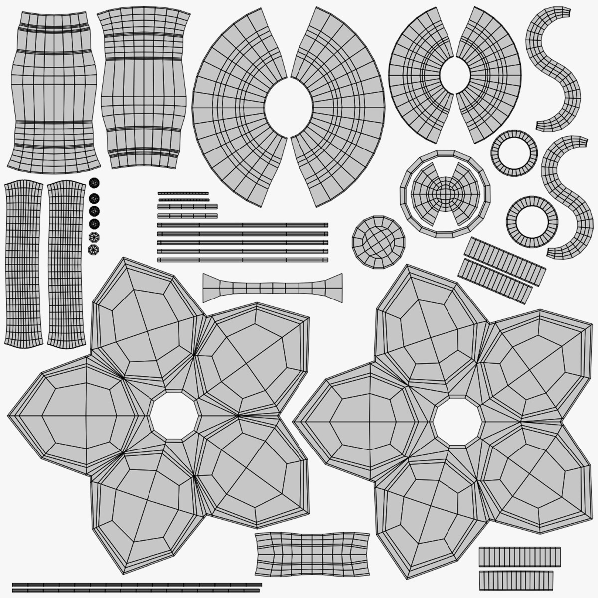 Pooja Samai-Indian Lamp 3D model_12