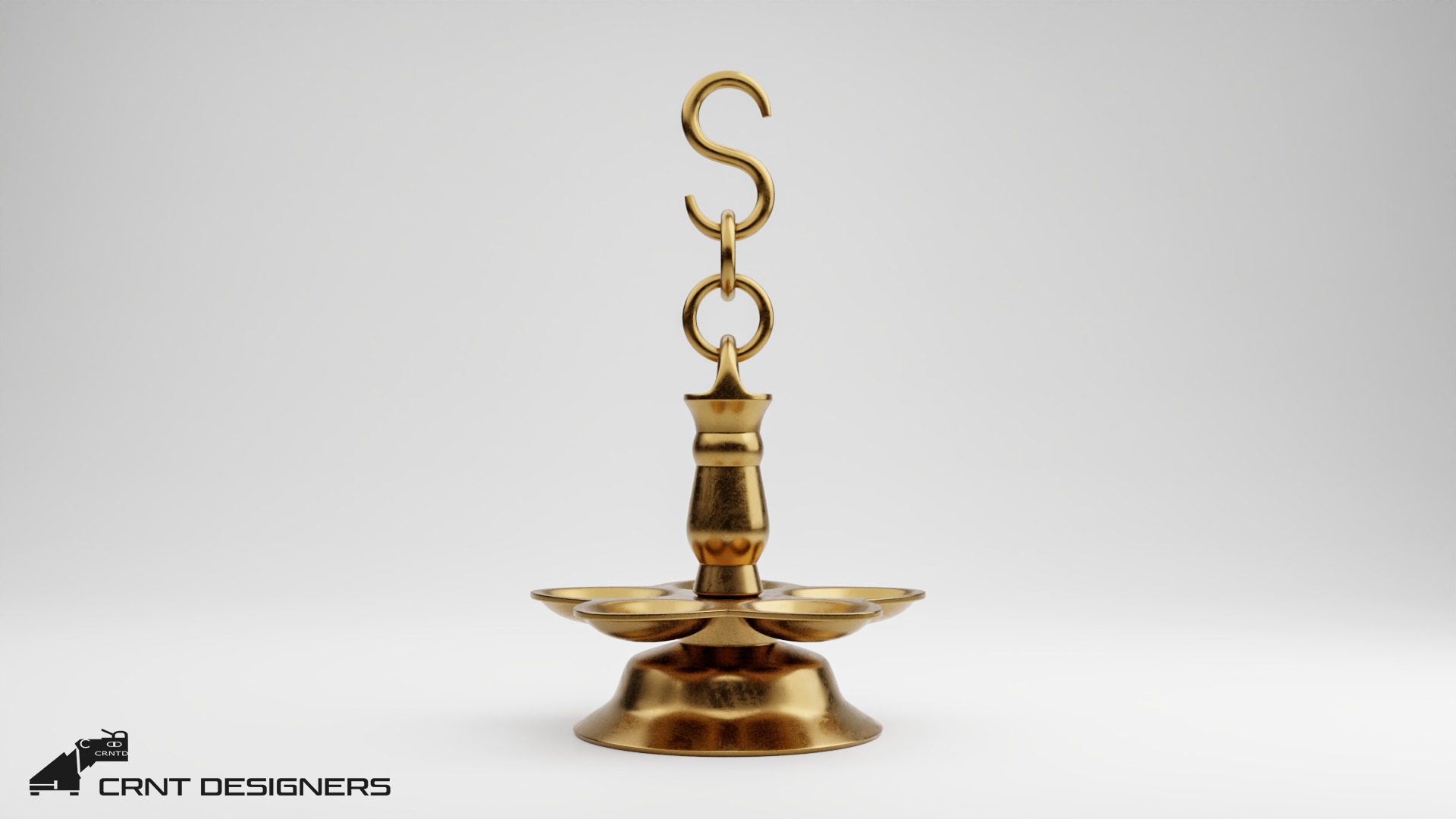 Pooja Samai-Indian Lamp 3D model_1