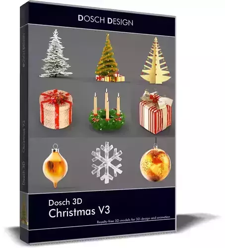Dosch 3D - Christmas V3 3D model