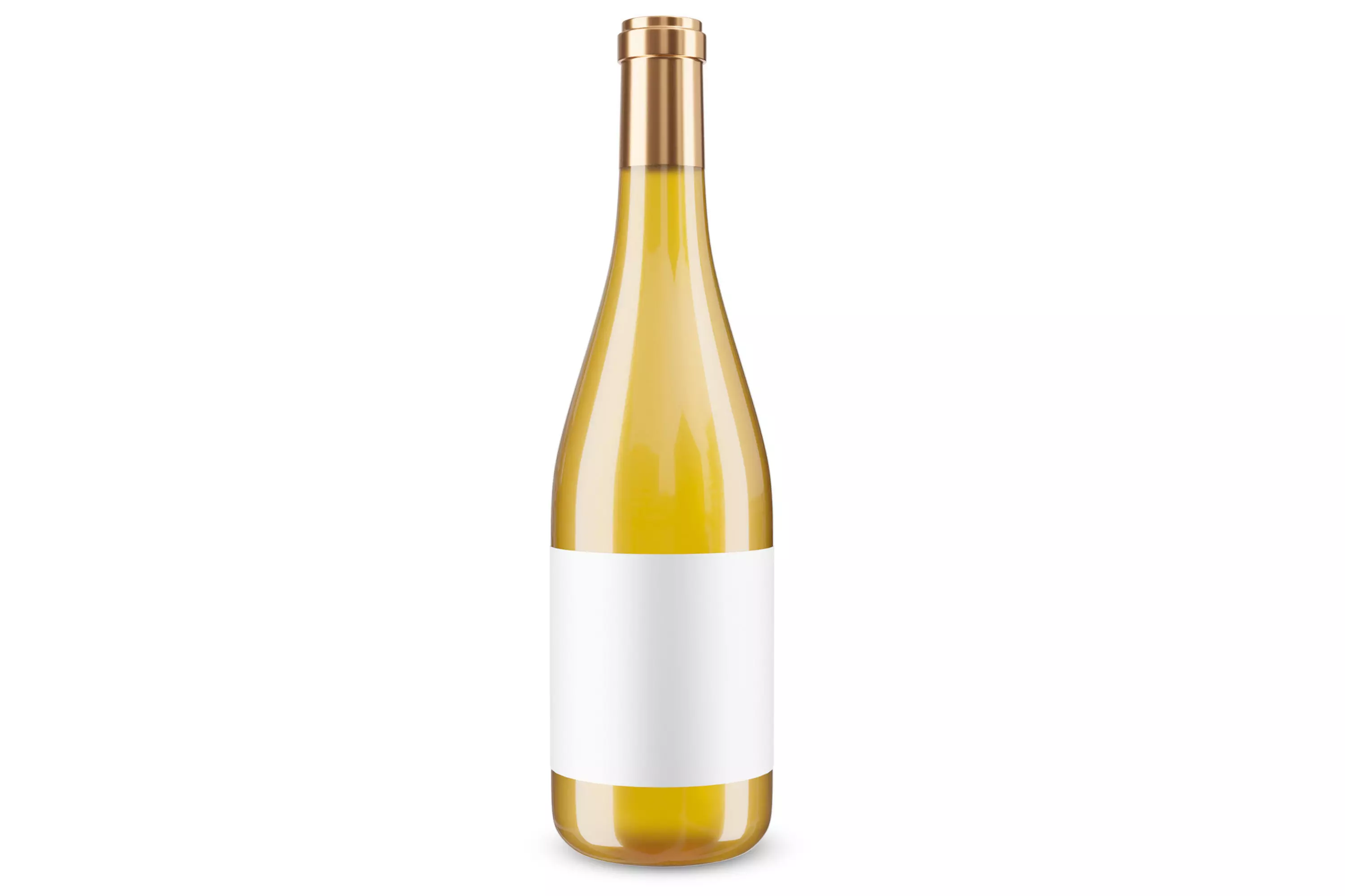 Champagne bottle 01 3D model_0