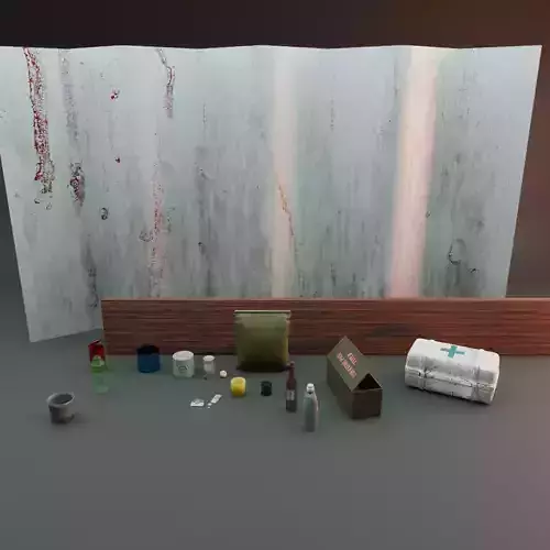 Post-Apocalyptic Survival Props And Rations