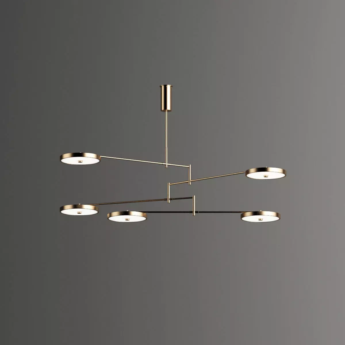 Ceiling light 3D model_0