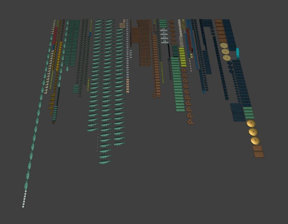 PixelBricks3D - Lego Christmas Wreath  3D print model_3