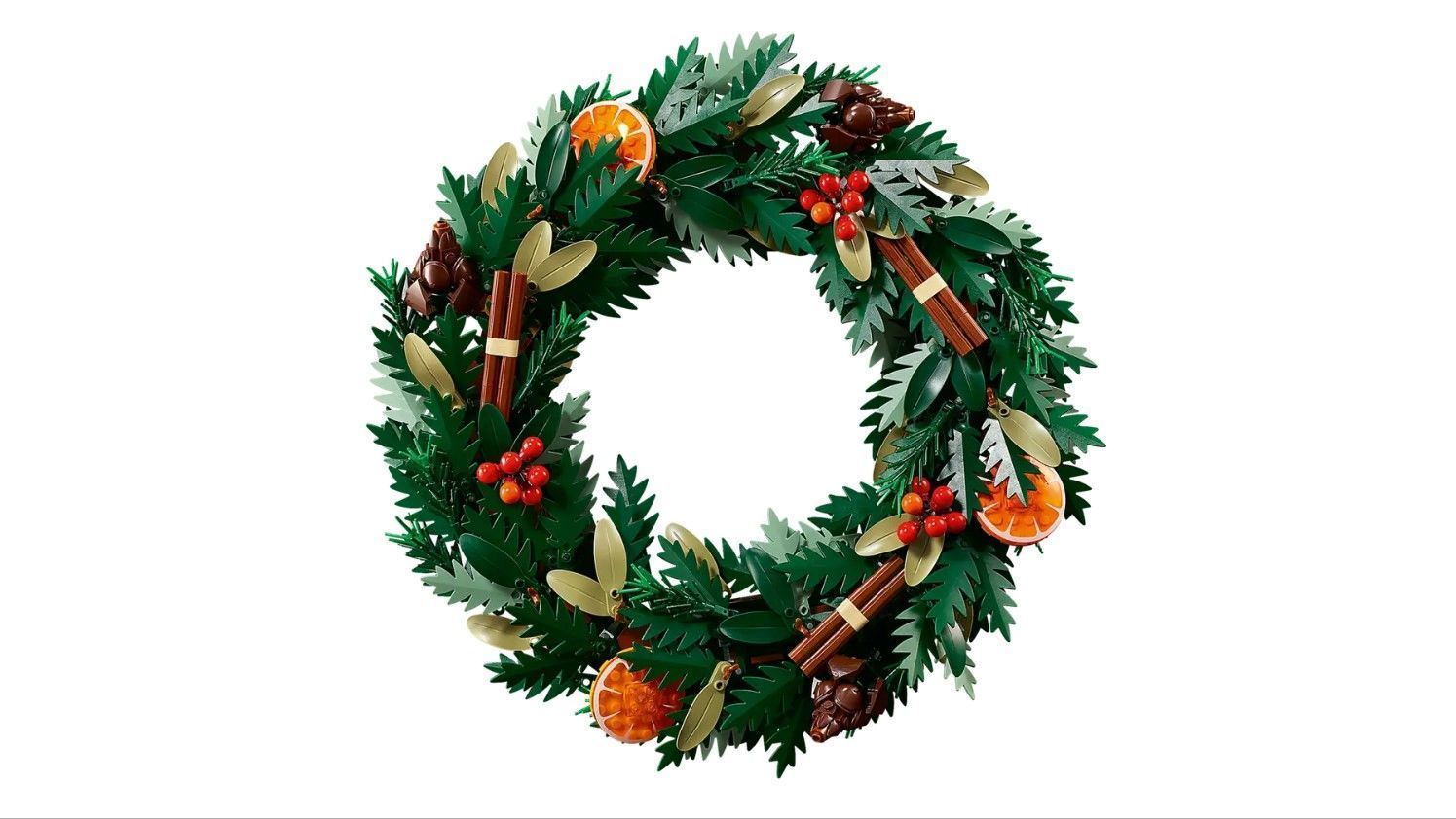 PixelBricks3D - Lego Christmas Wreath  3D print model_1