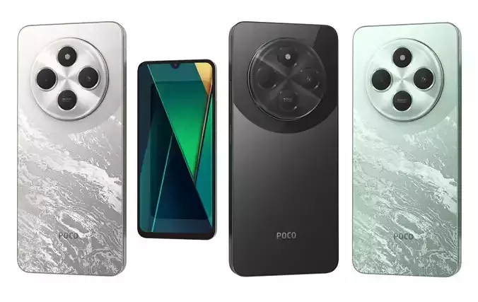 Xiaomi Poco C75 All Colors 3D model