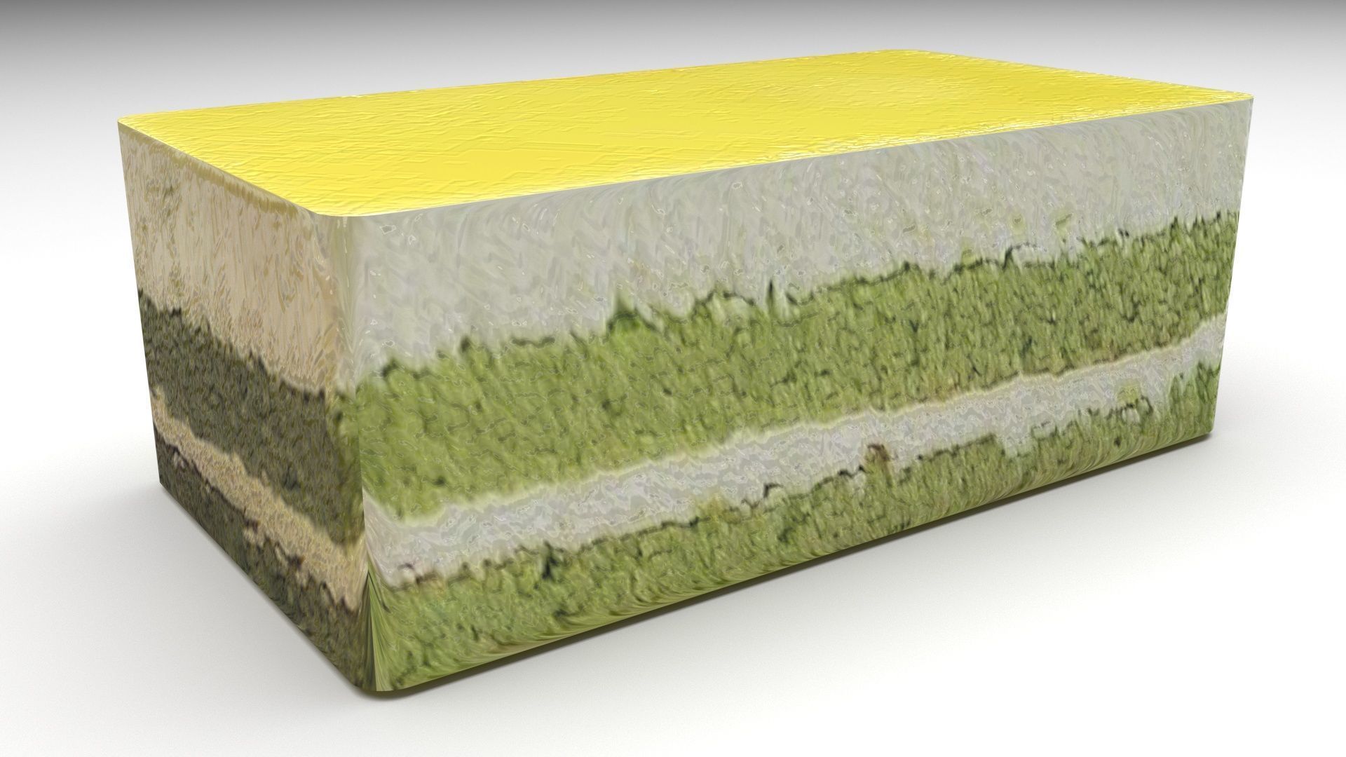 Green Cake 3D model_4