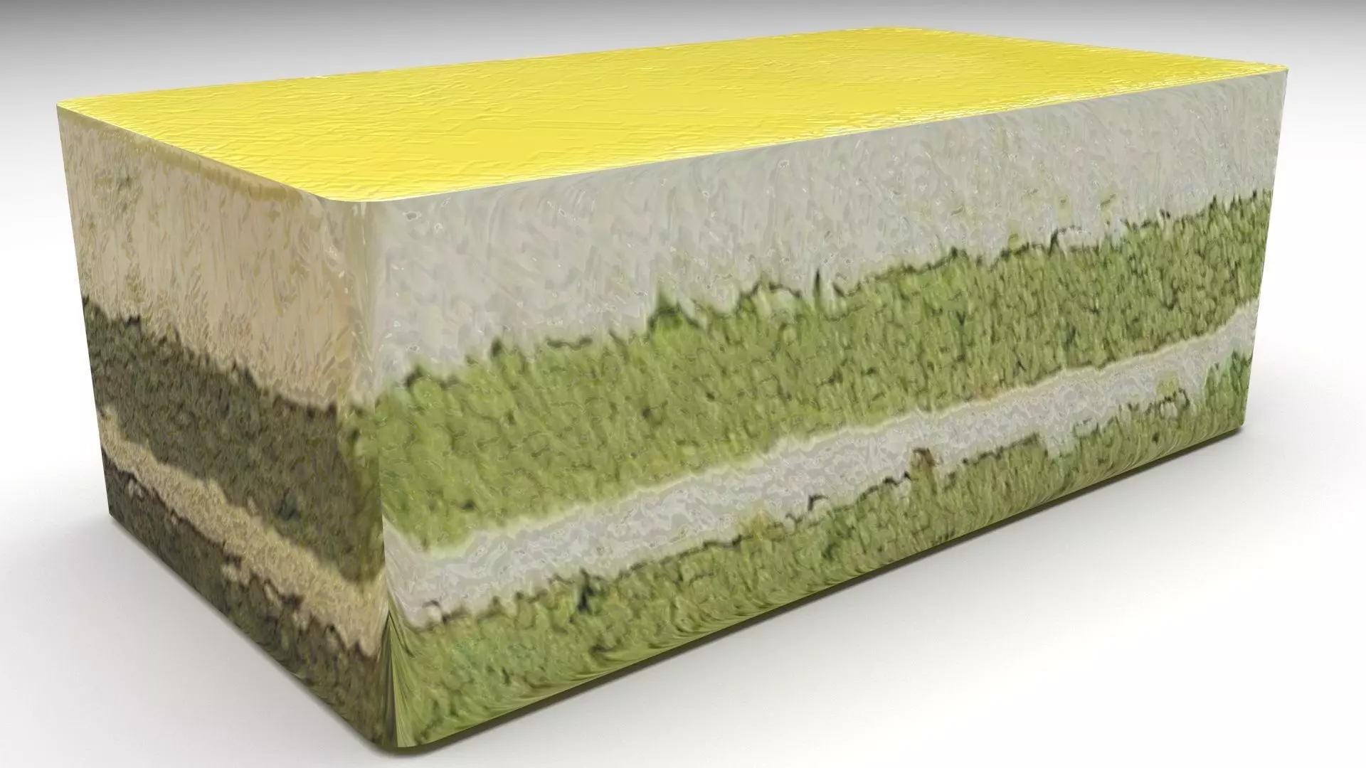 Green Cake 3D model_0