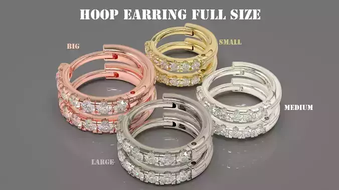 Hoop Earrings Full Size