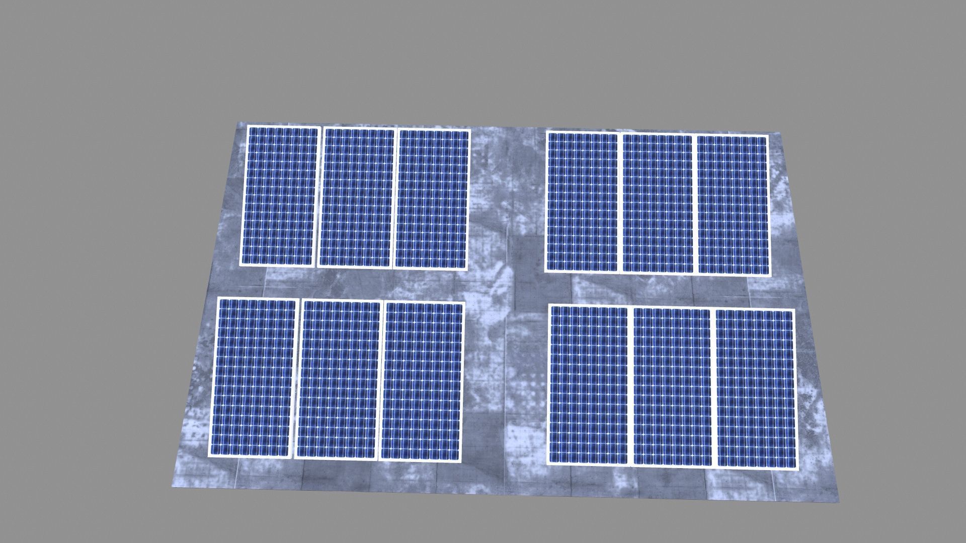 Solar Panel Low-poly 3D model_5