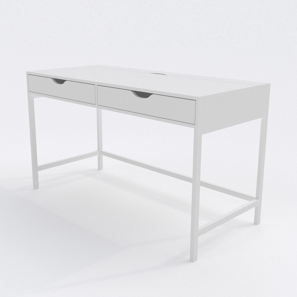 IKEA - ALEX Desk Low-poly 3D model_1