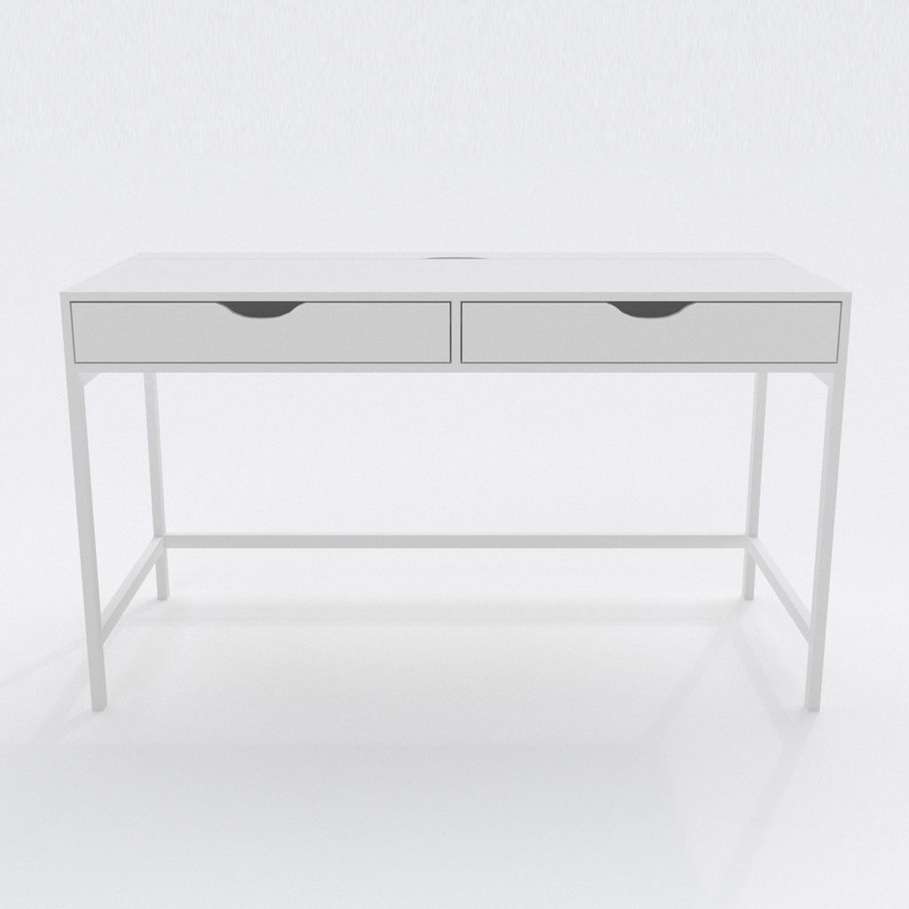 IKEA - ALEX Desk Low-poly 3D model_2