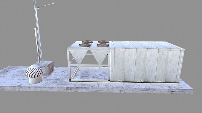 Vent Machine Low-poly 3D model