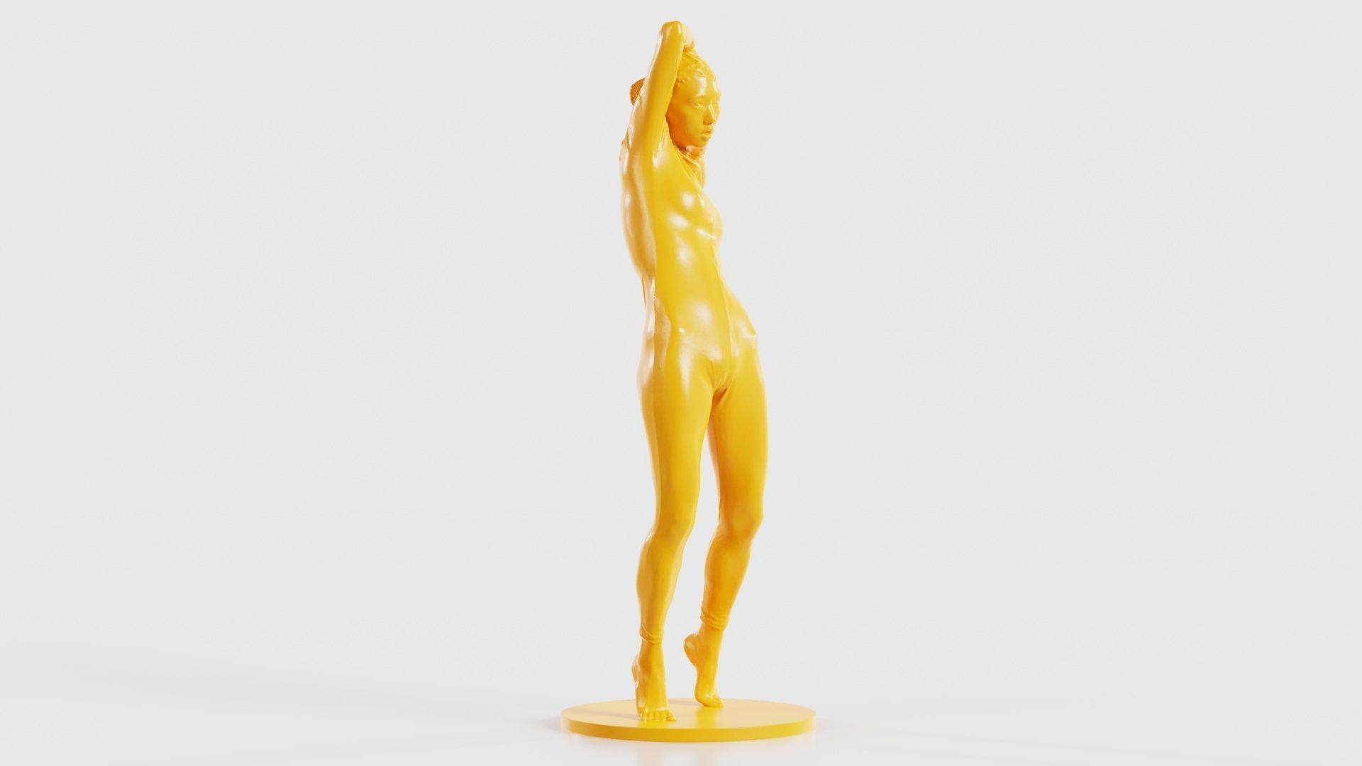 Woman Wearing Snake Catsuit 17 3D print model_19