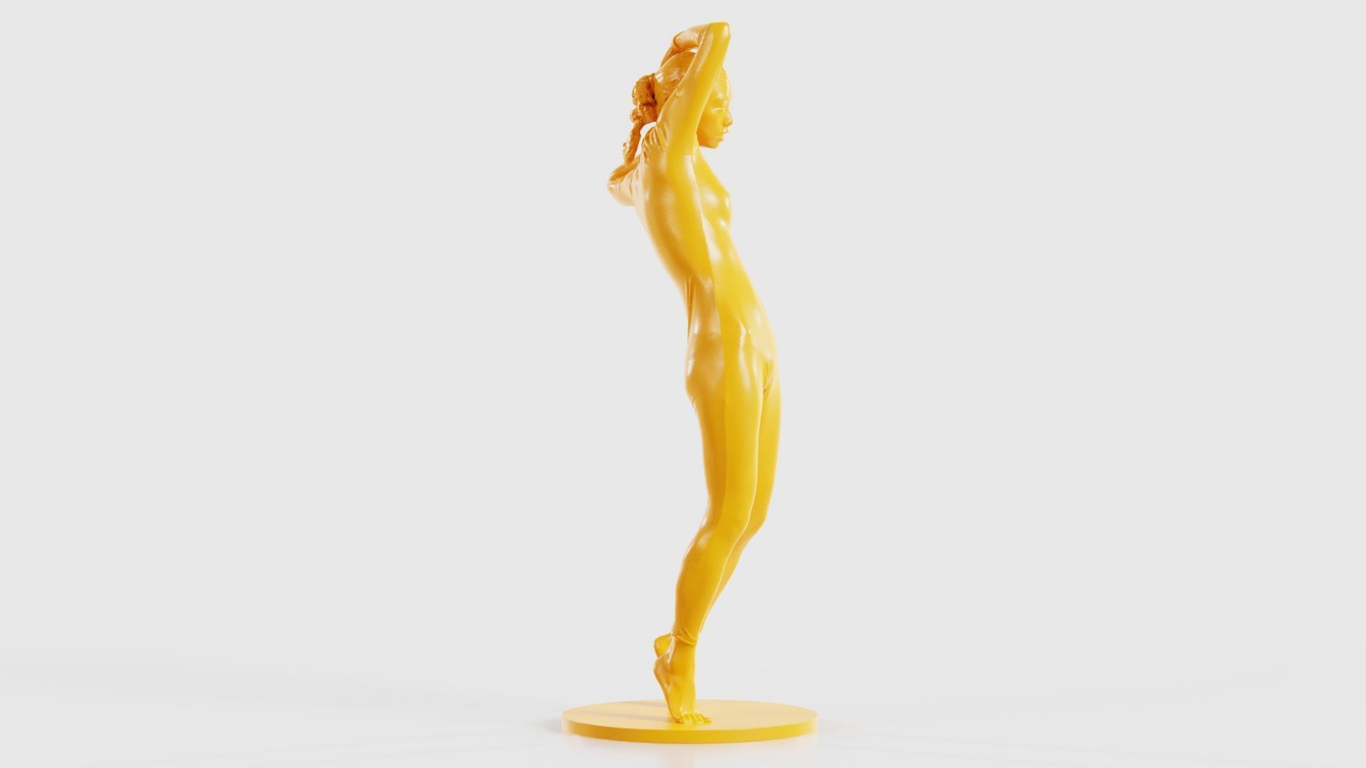 Woman Wearing Snake Catsuit 17 3D print model_20