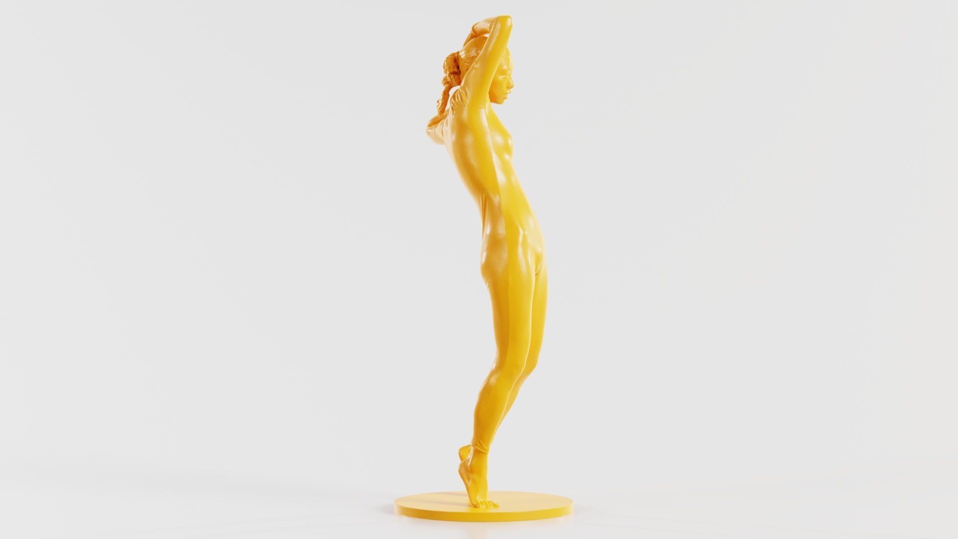 Woman Wearing Snake Catsuit 17 3D print model_5