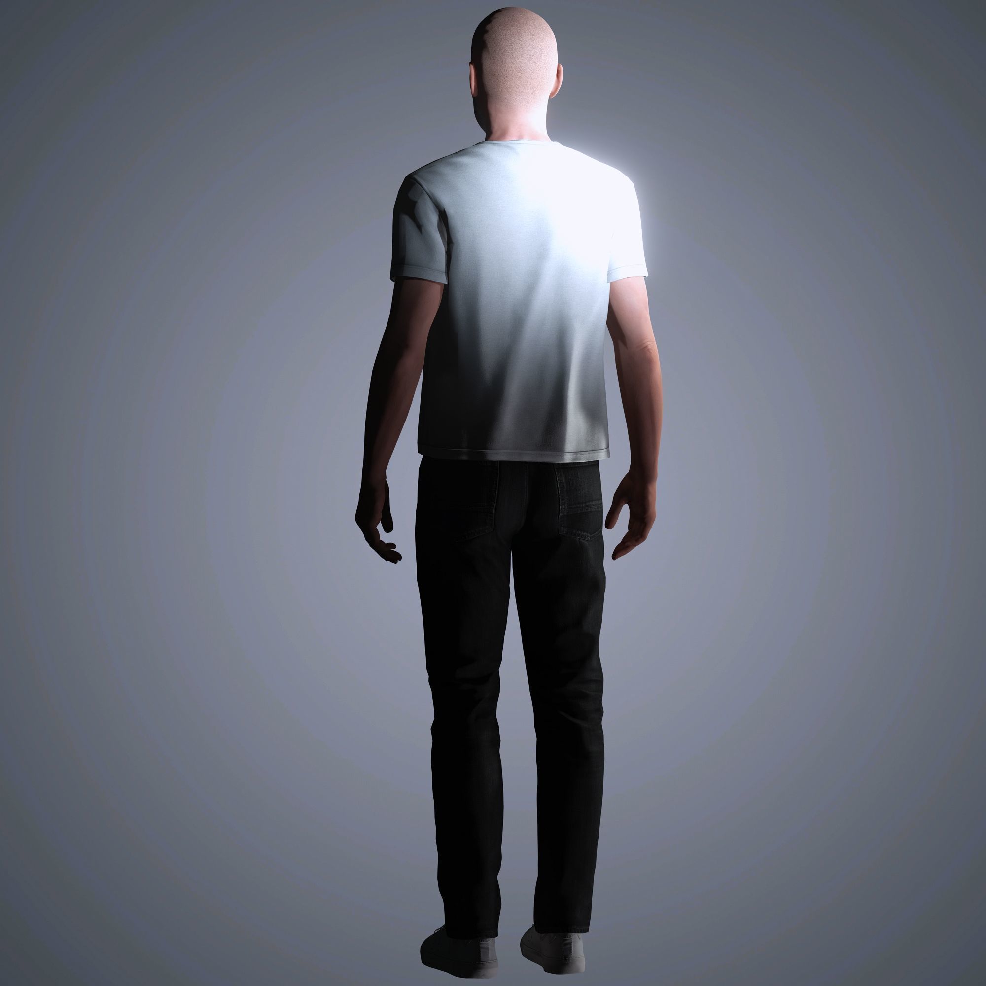 Pep Guardiola Character  Low-poly 3D model_11