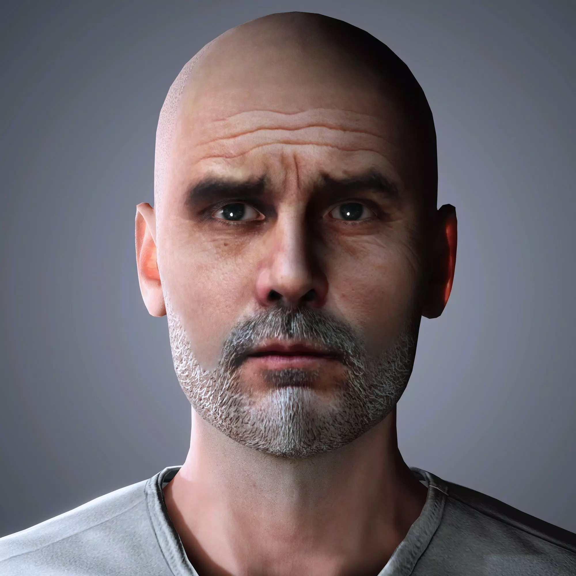 Pep Guardiola Character  Low-poly 3D model_0