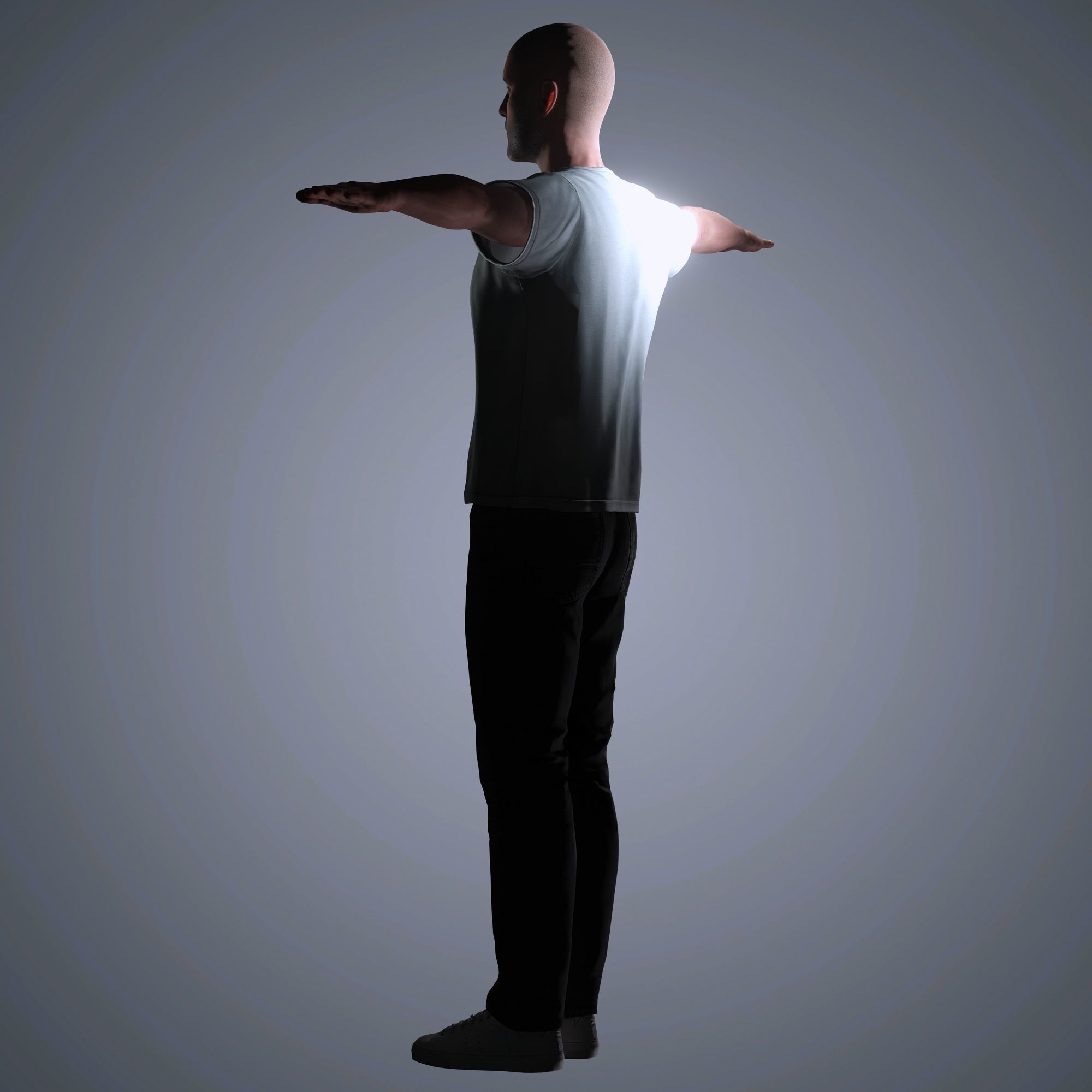 Pep Guardiola Character  Low-poly 3D model_13